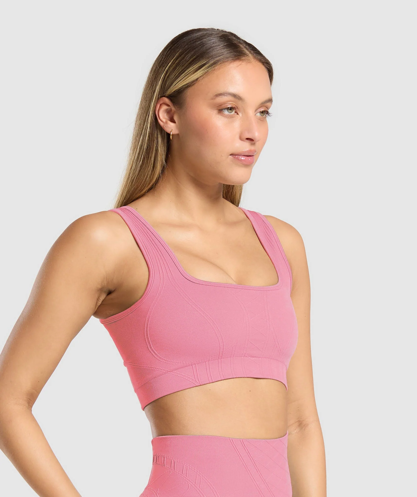 Corset Seamless Sports Bra – Sunset Pink - Imagen 2