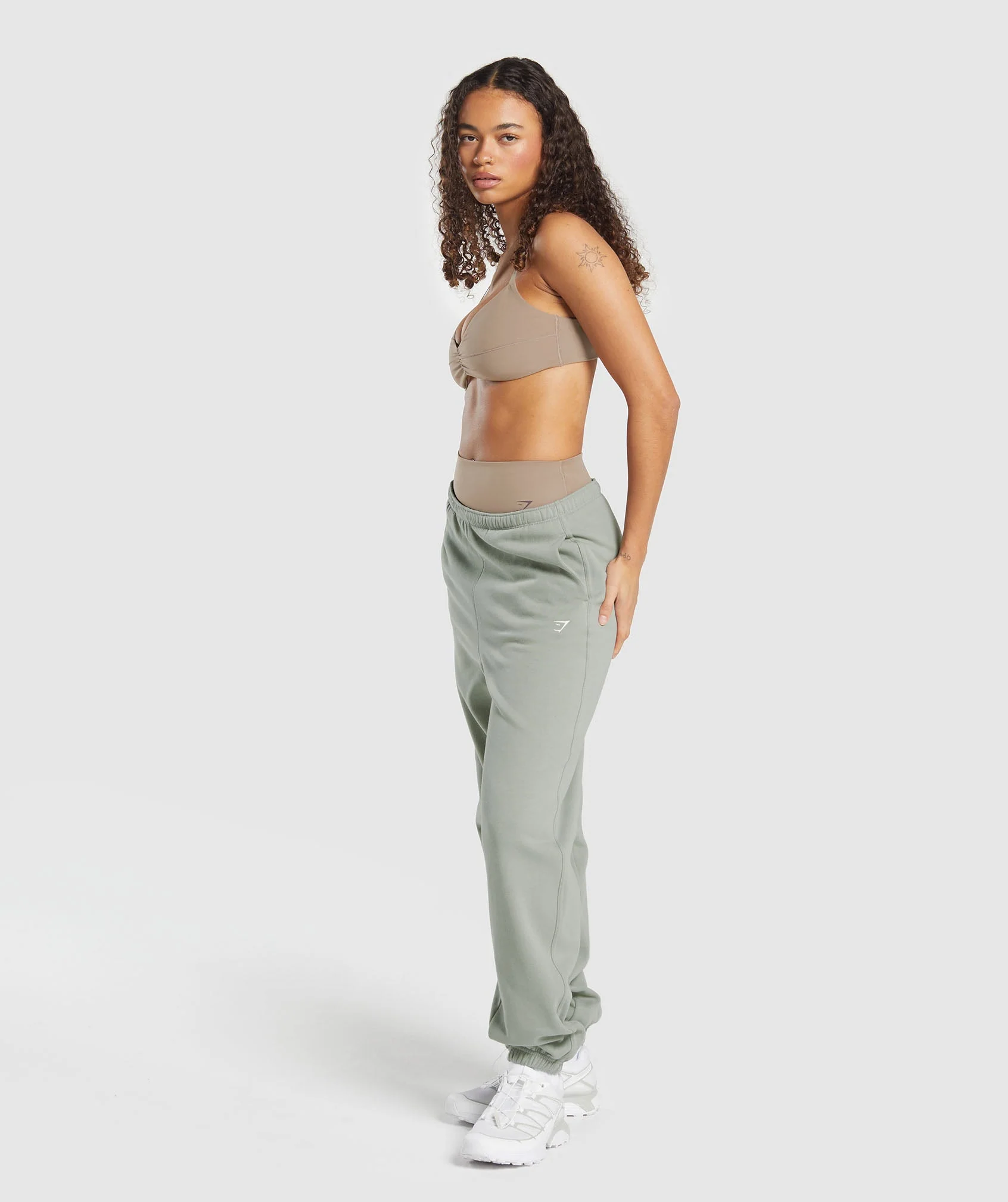 Cosy Fleece Jogger – Stone Grey