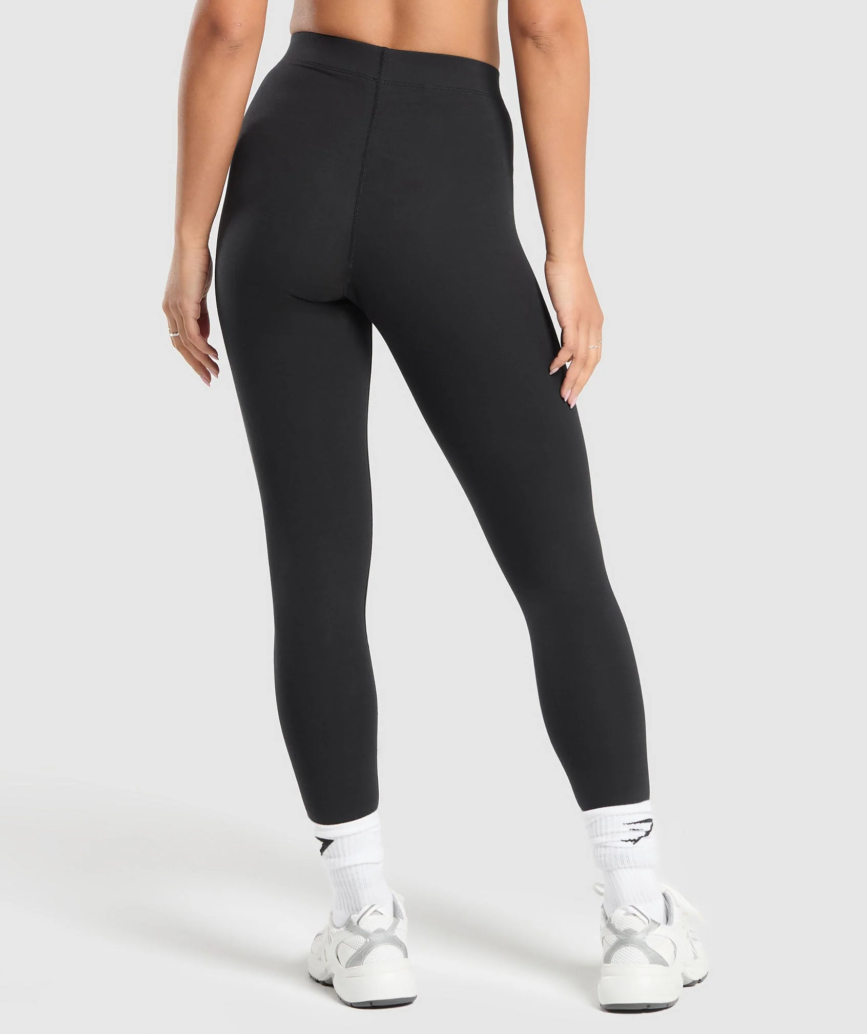 Cotton Leggings – Black