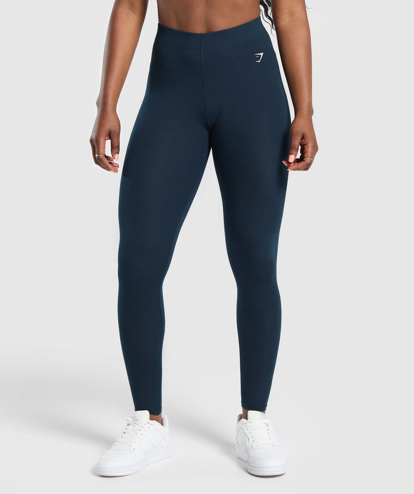Cotton Leggings – Navy