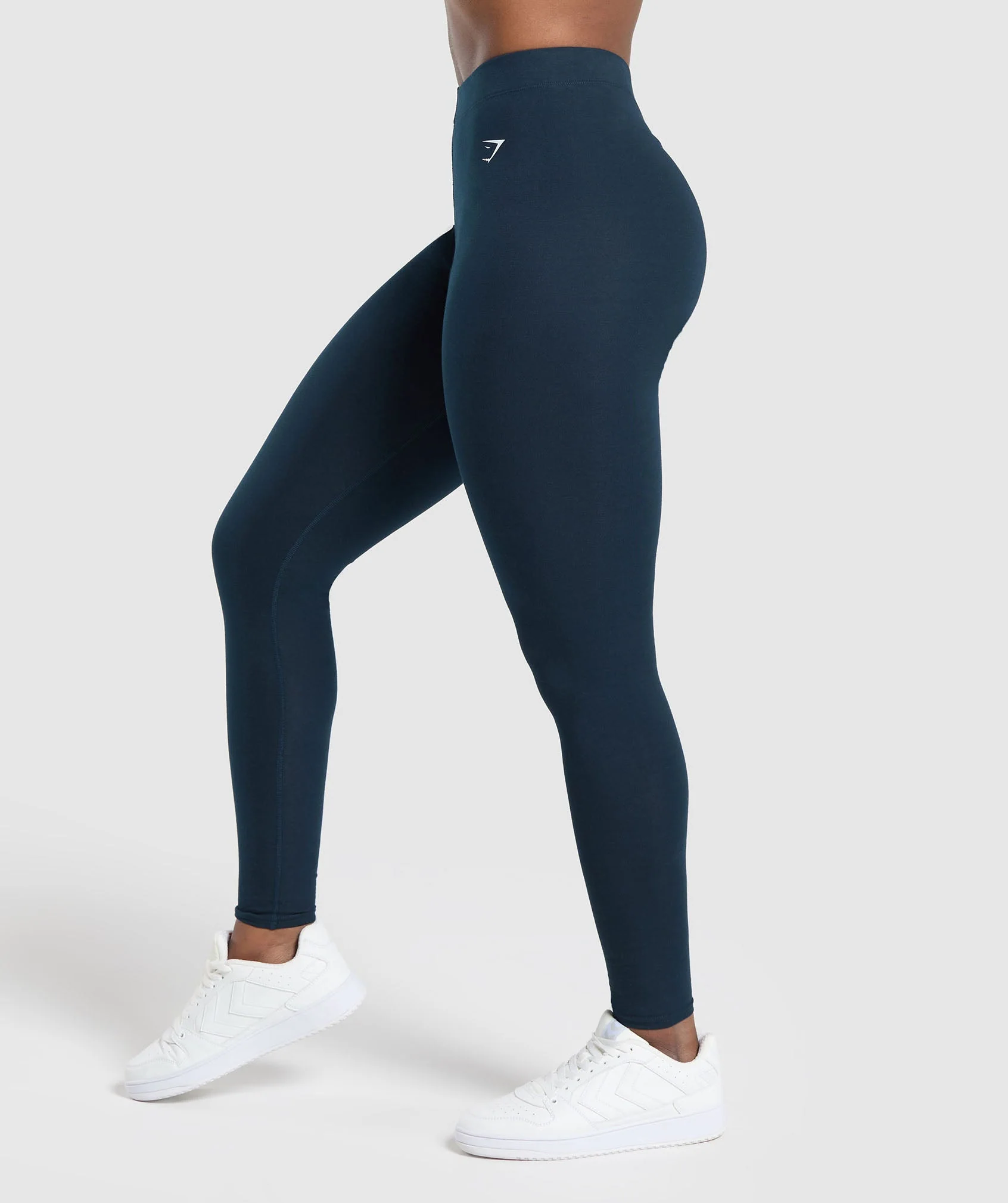 Cotton Leggings – Navy - Imagen 2