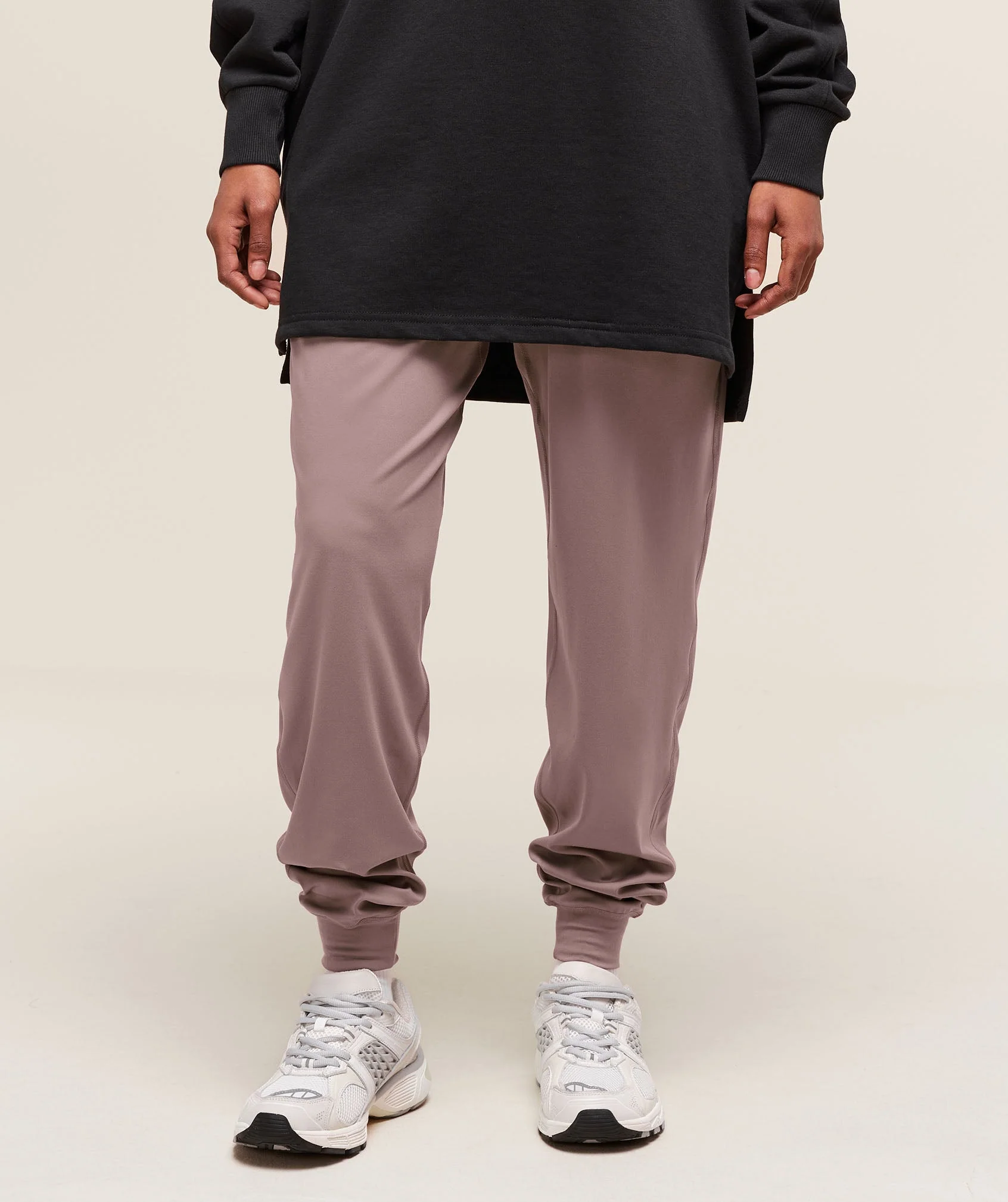 Covered Jogger – Washed Mauve