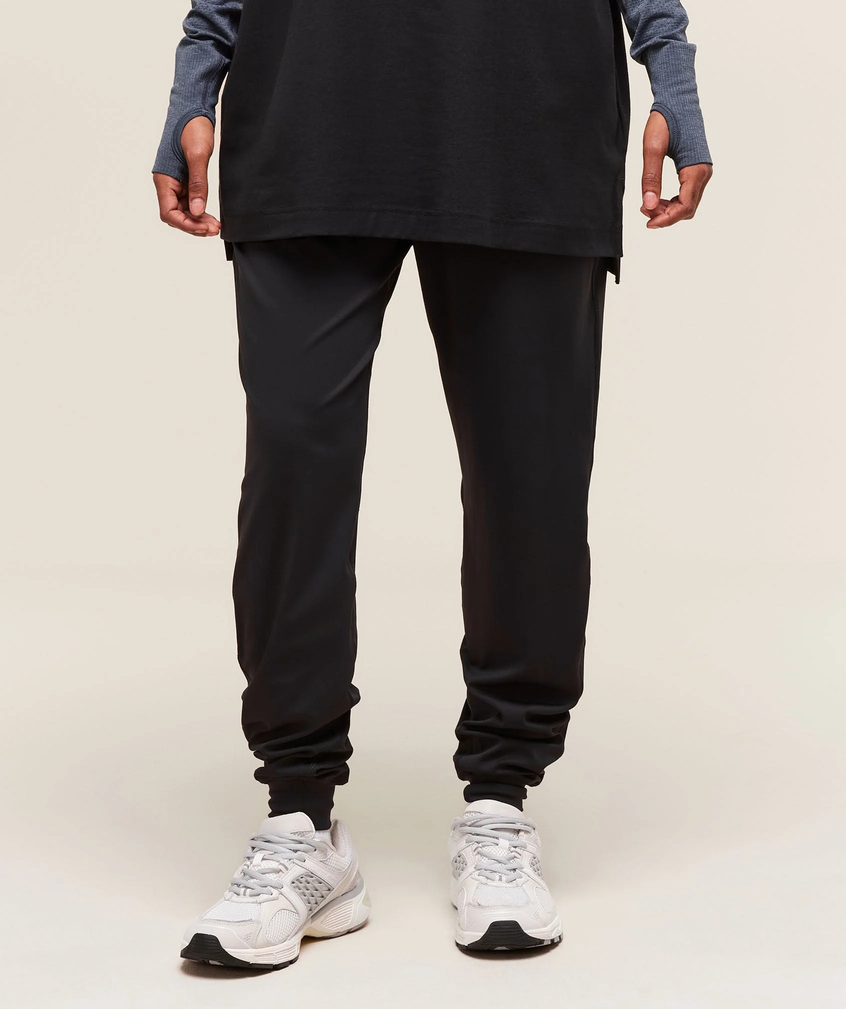 Covered Joggers – Black