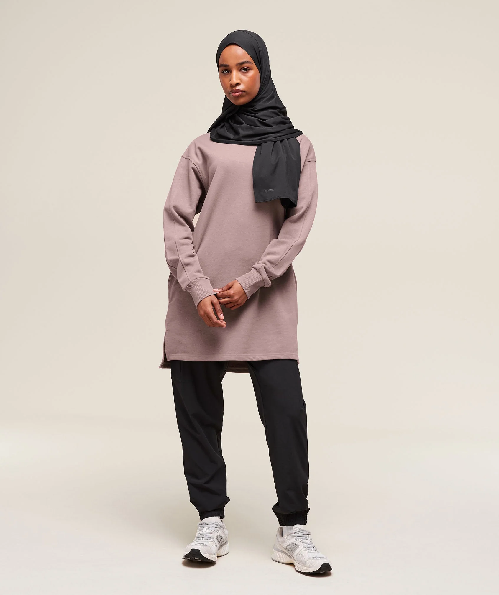 Covered Pullover – Washed Mauve - Imagen 2
