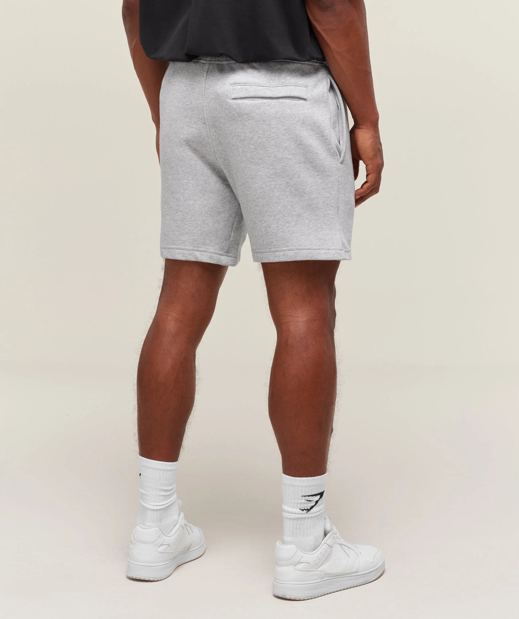 Crest 7″ Shorts – Light Grey Marl