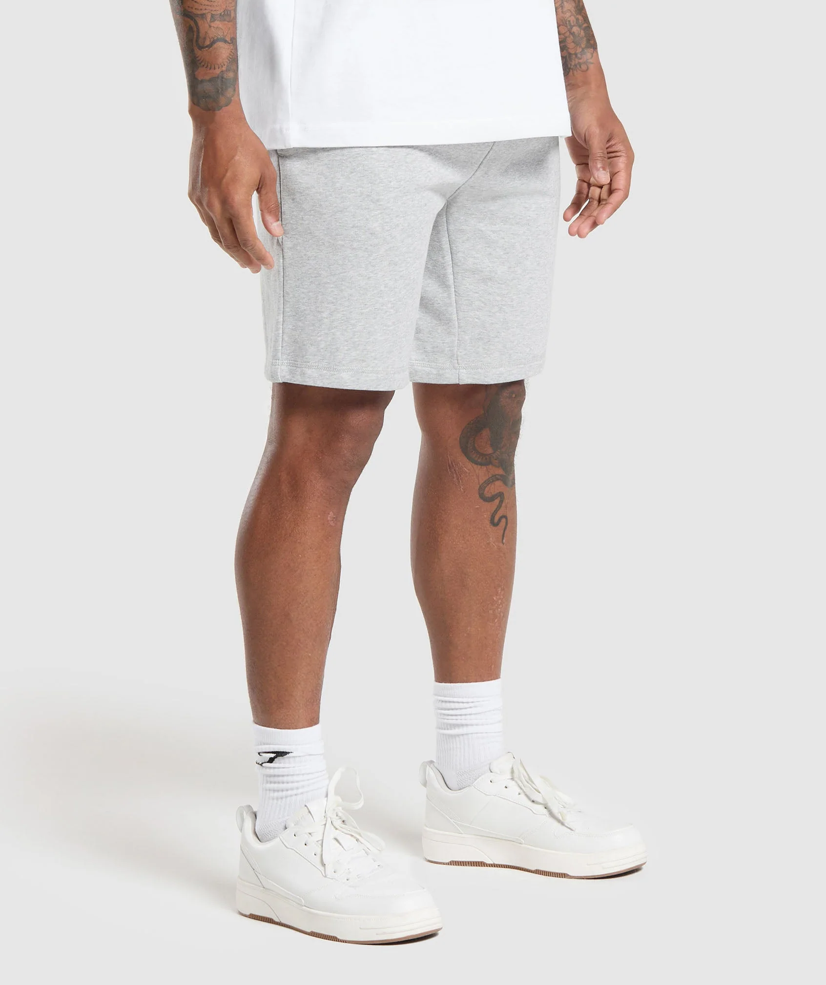 Crest 9″ Shorts – Light Grey Marl - Imagen 2