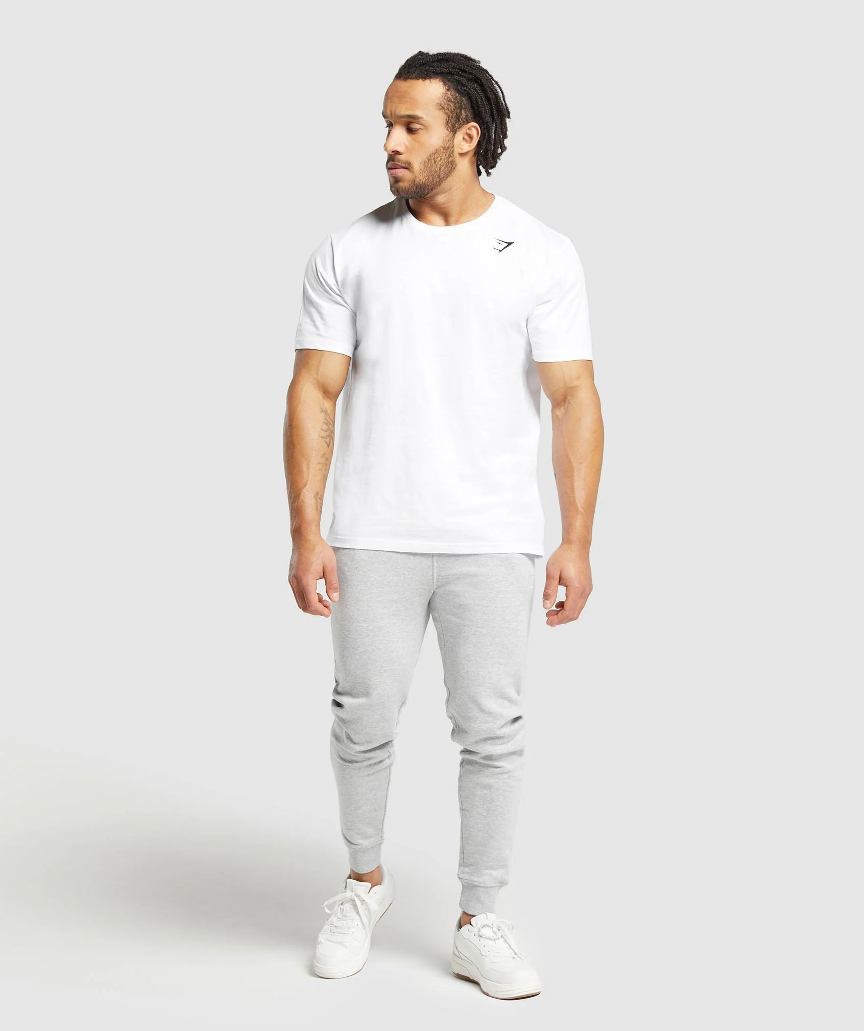 Crest Joggers – Light Grey Marl - Imagen 2