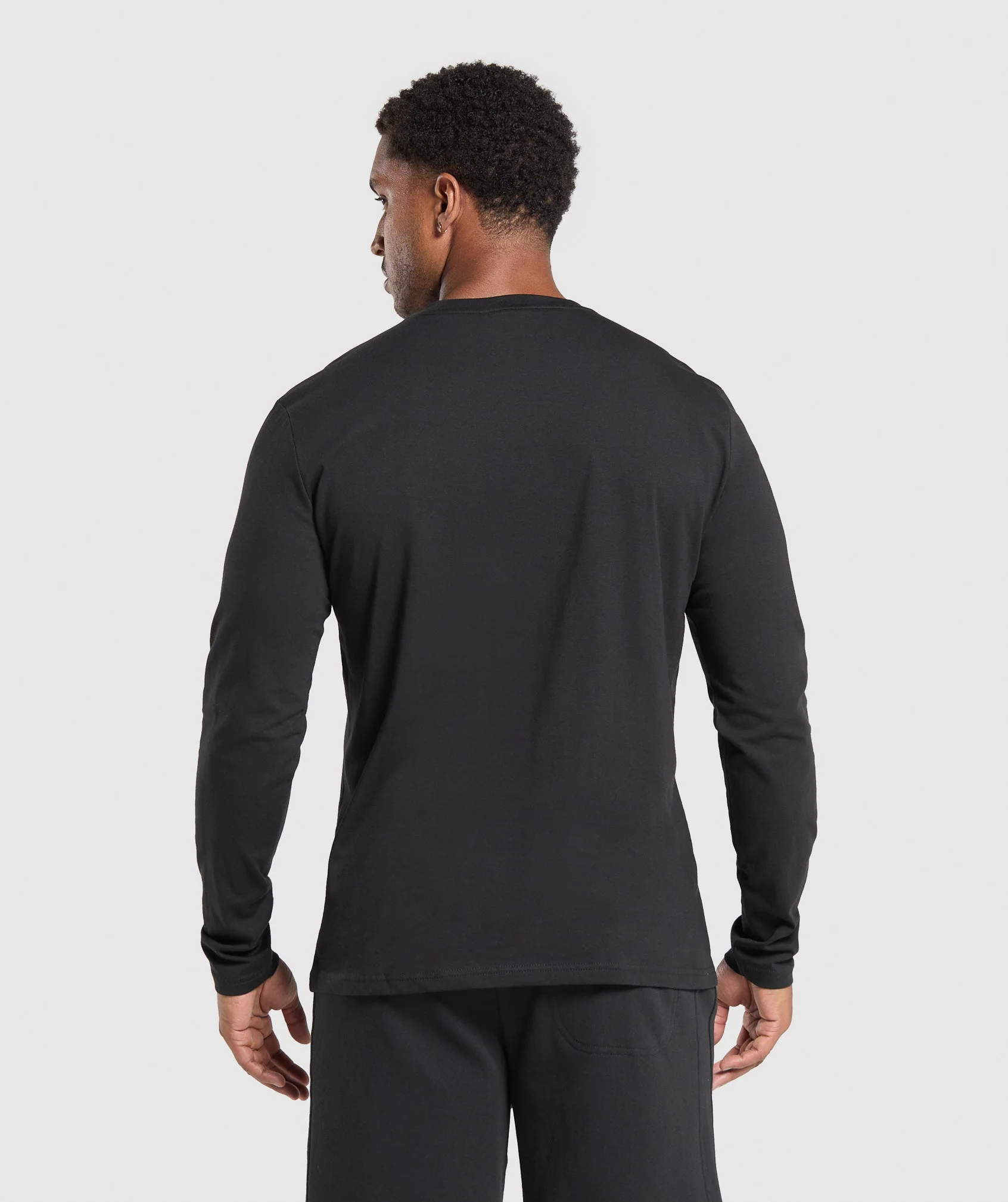 Crest Long Sleeve T-Shirt – Black