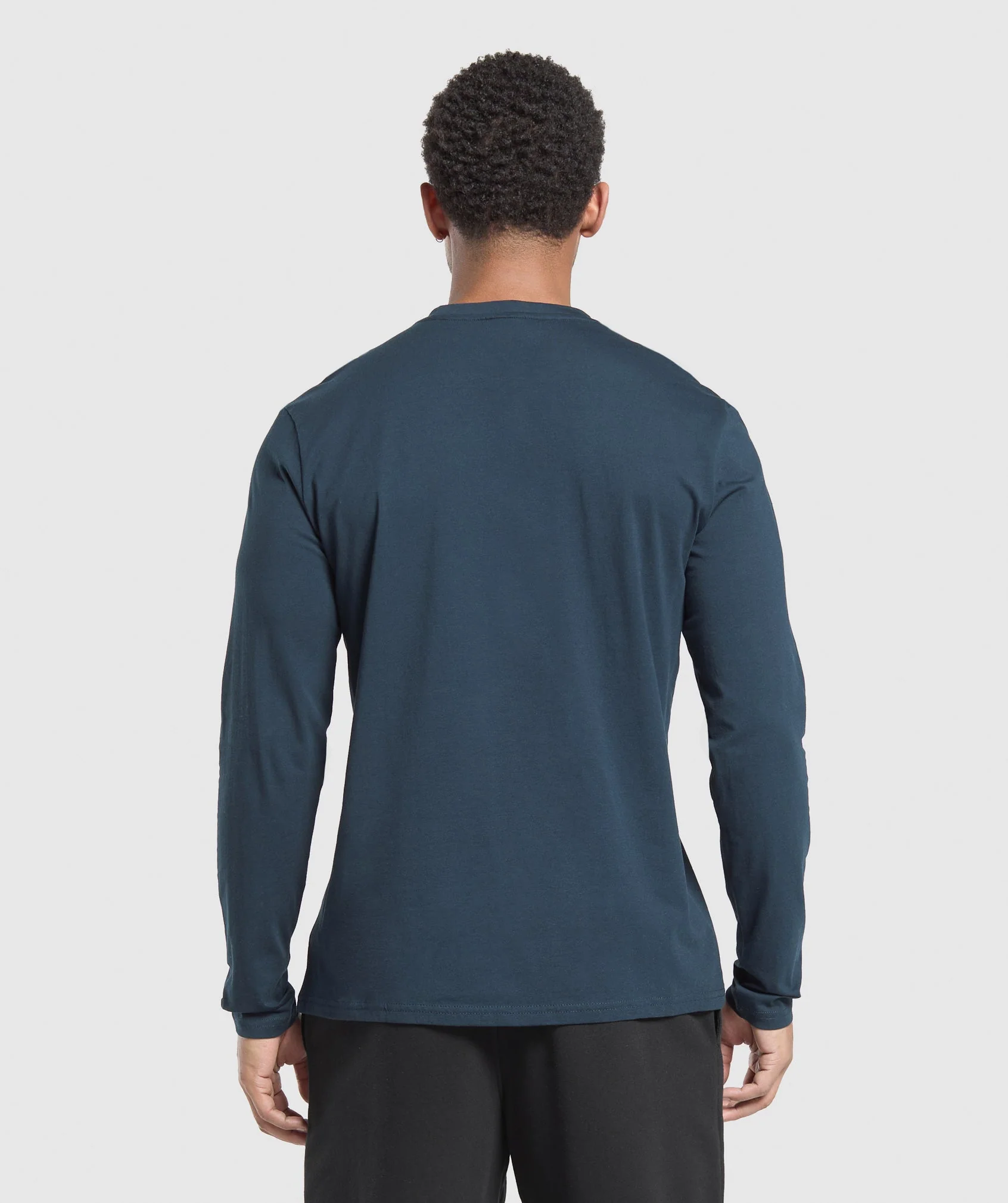 Crest Long Sleeve T-Shirt – Navy