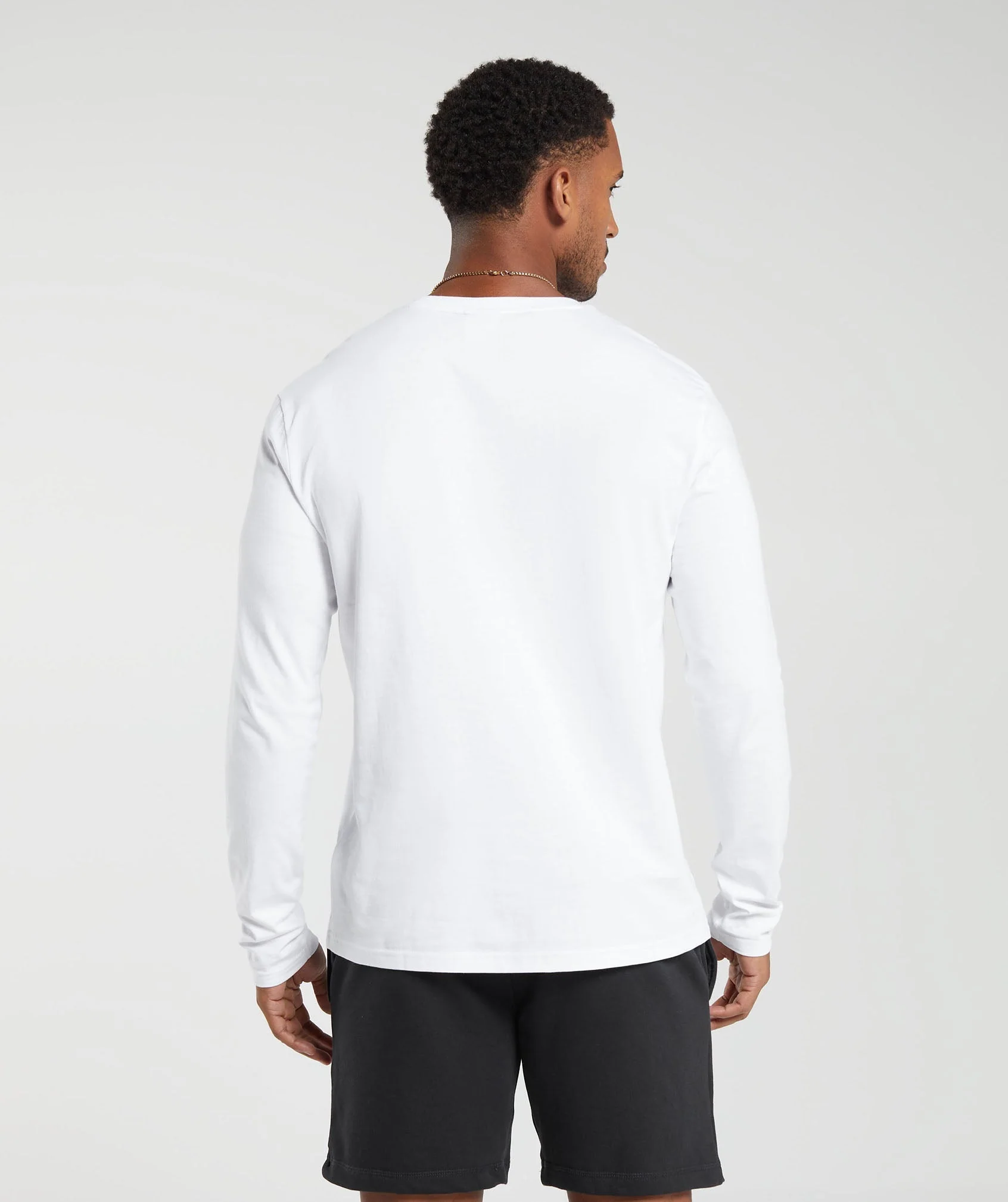 Crest Long Sleeve T-Shirt – White