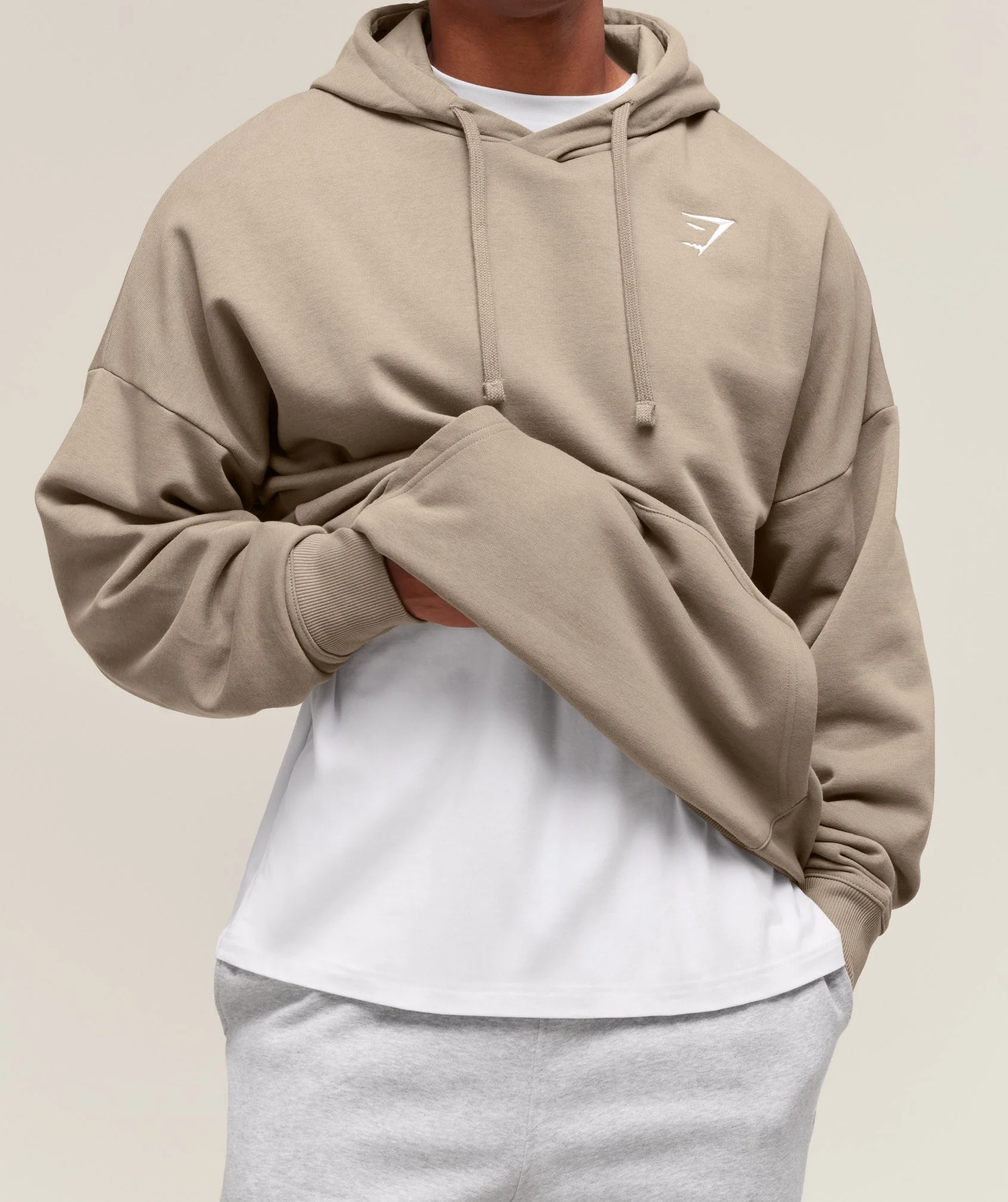 Crest Oversized Hoodie – Lifestyle Brown