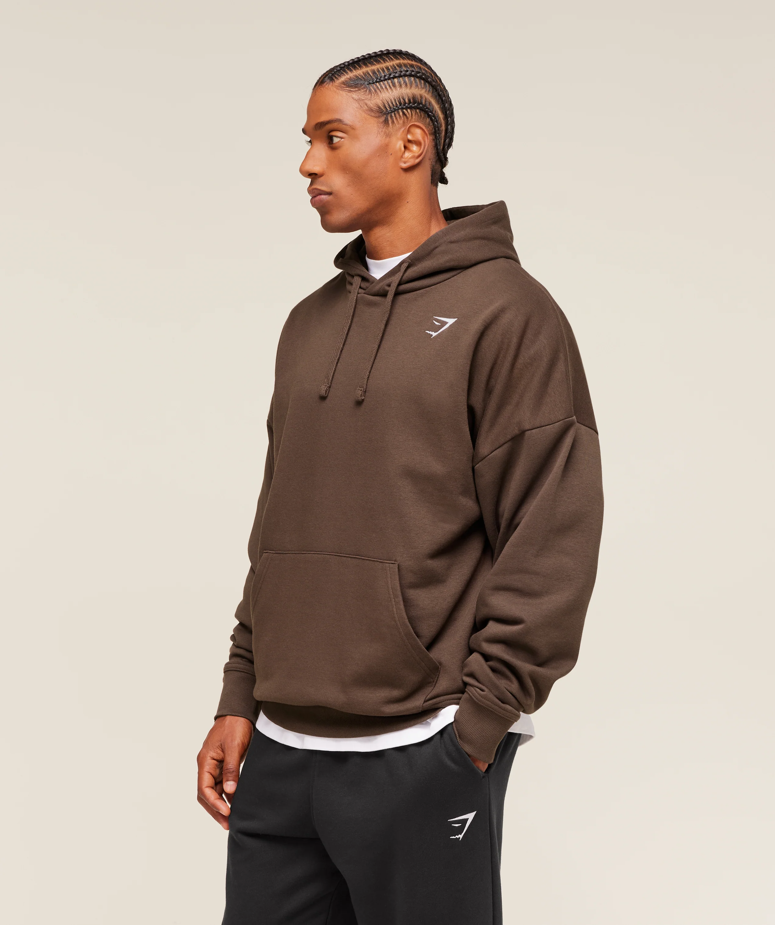 Crest Oversized Hoodie – Archive Brown - Imagen 2