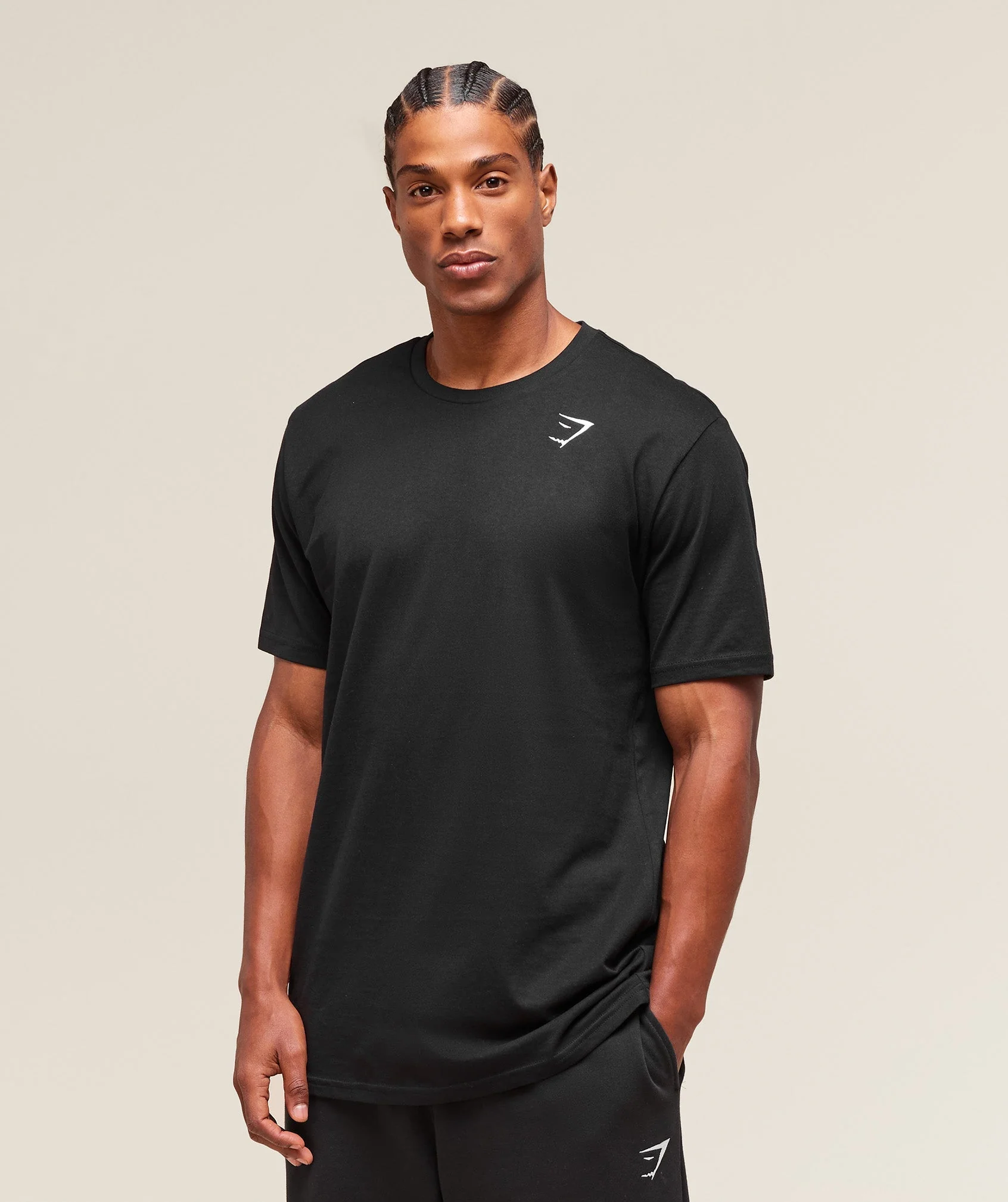 Crest T-Shirt (Tall) – Black