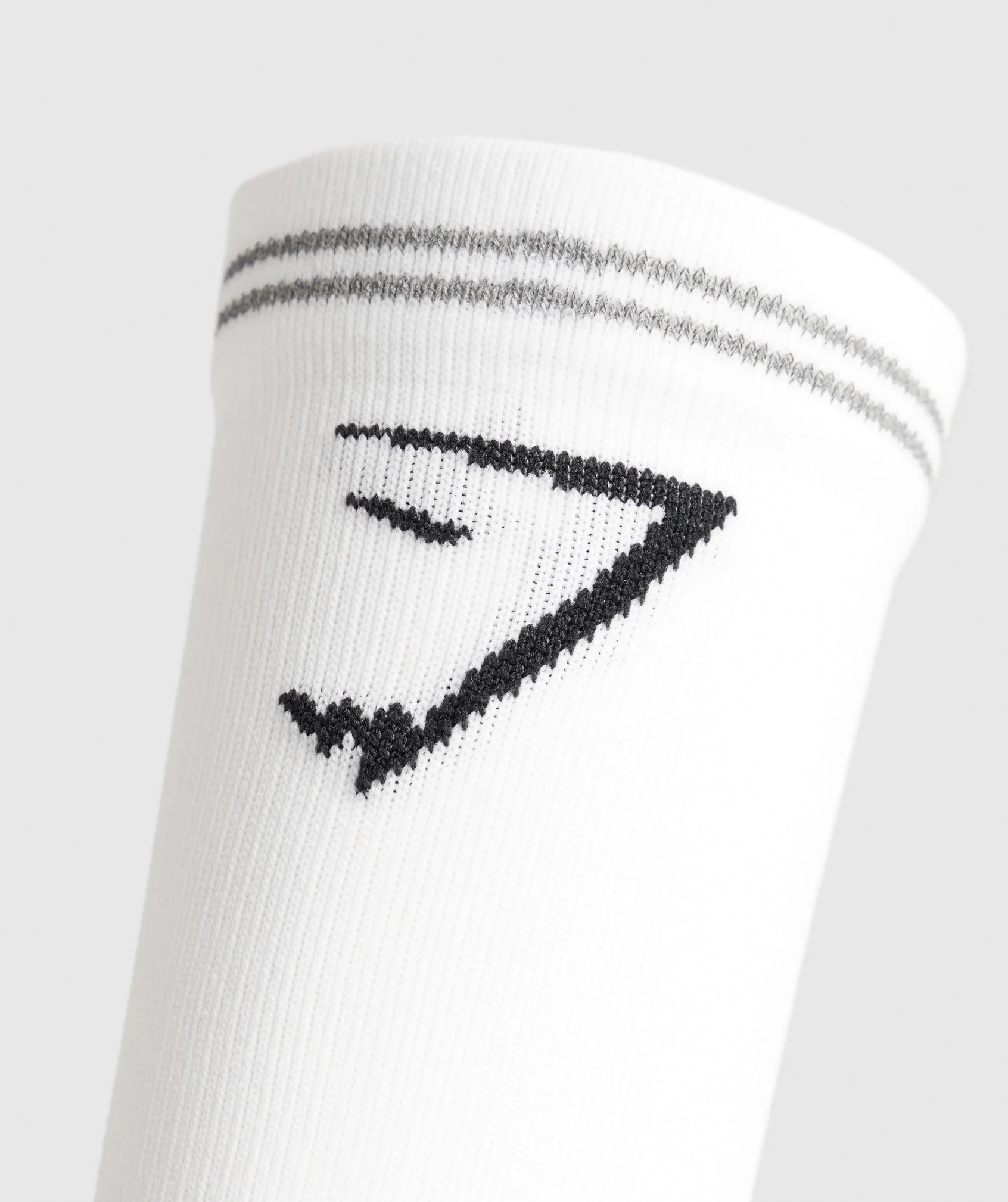 Crew Running Socks – White - Imagen 2