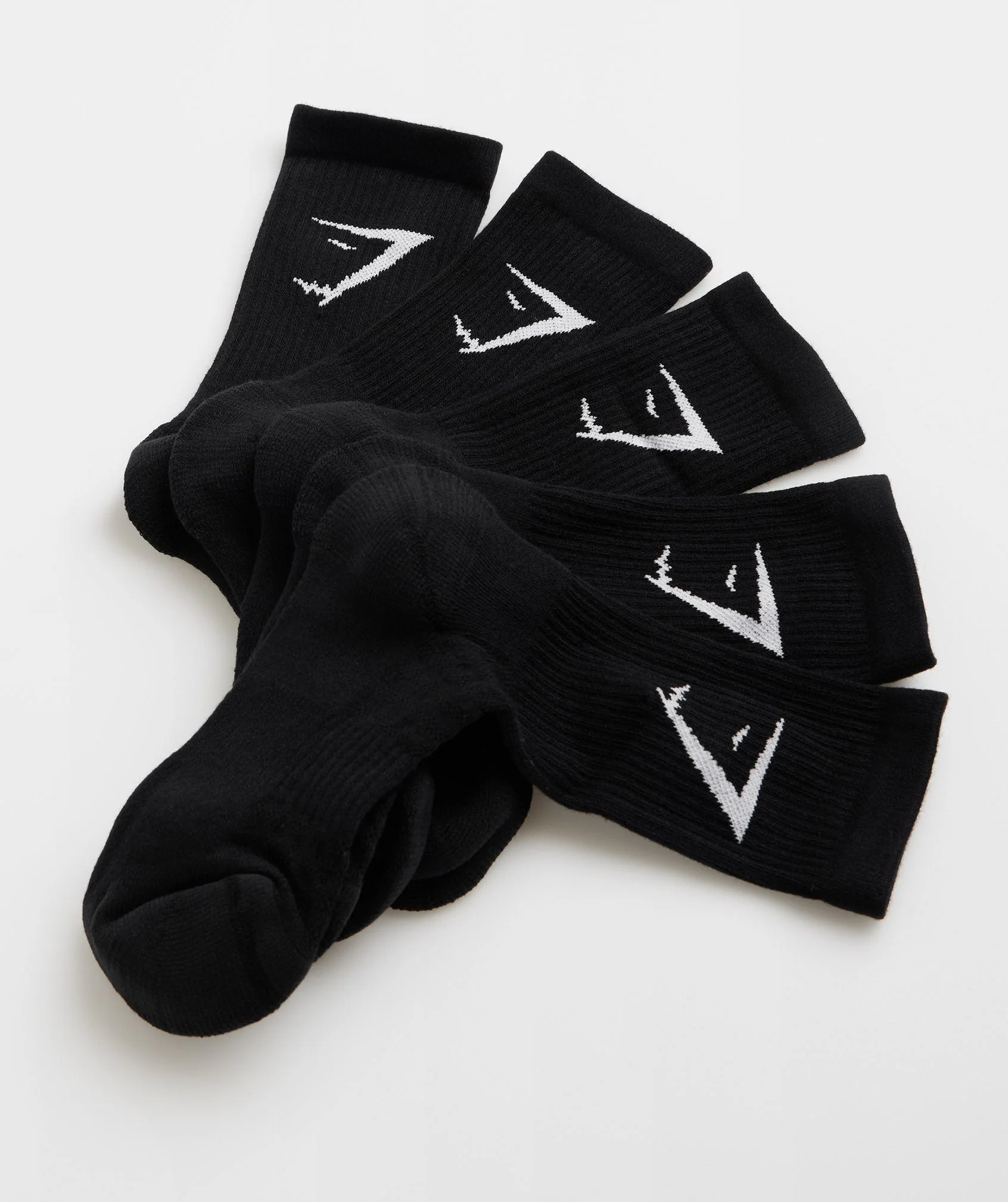 Crew Socks 5pk – Black