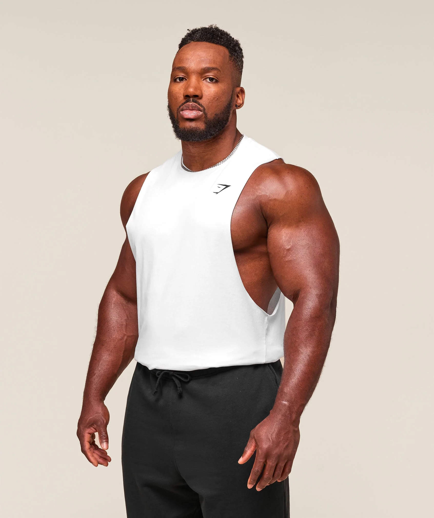 Critical Drop Arm Tank – White - Imagen 2