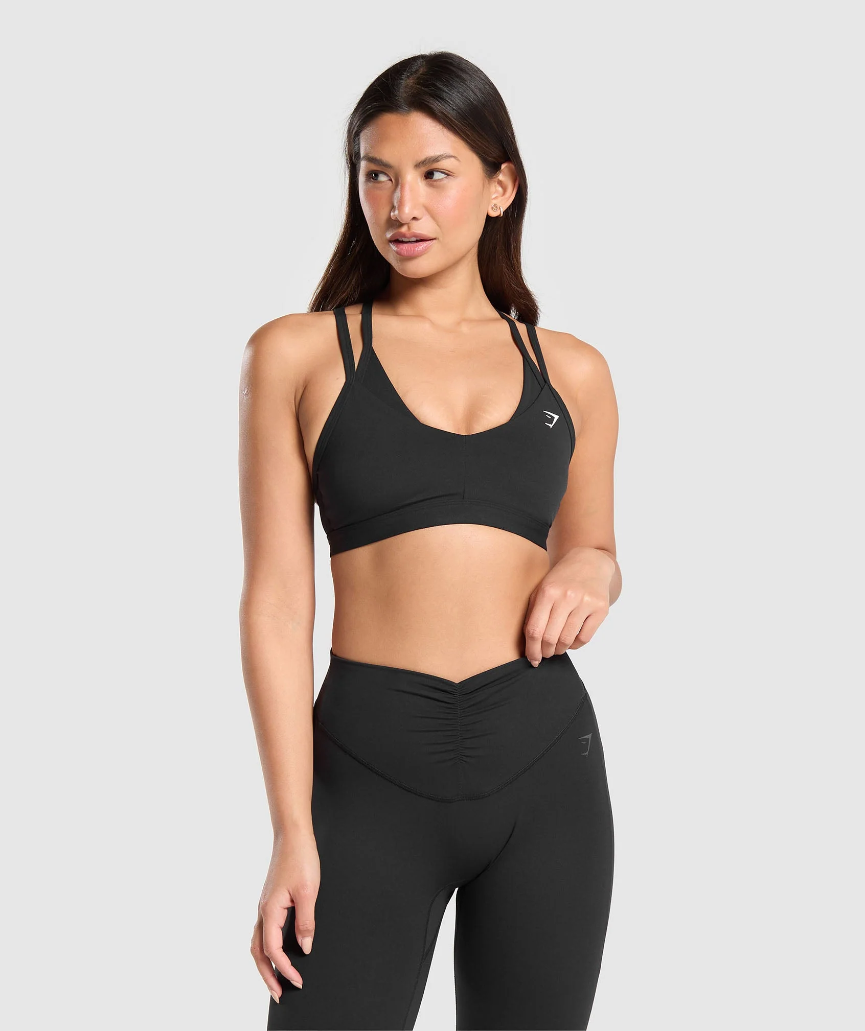 Double Up Sports Bra – Black