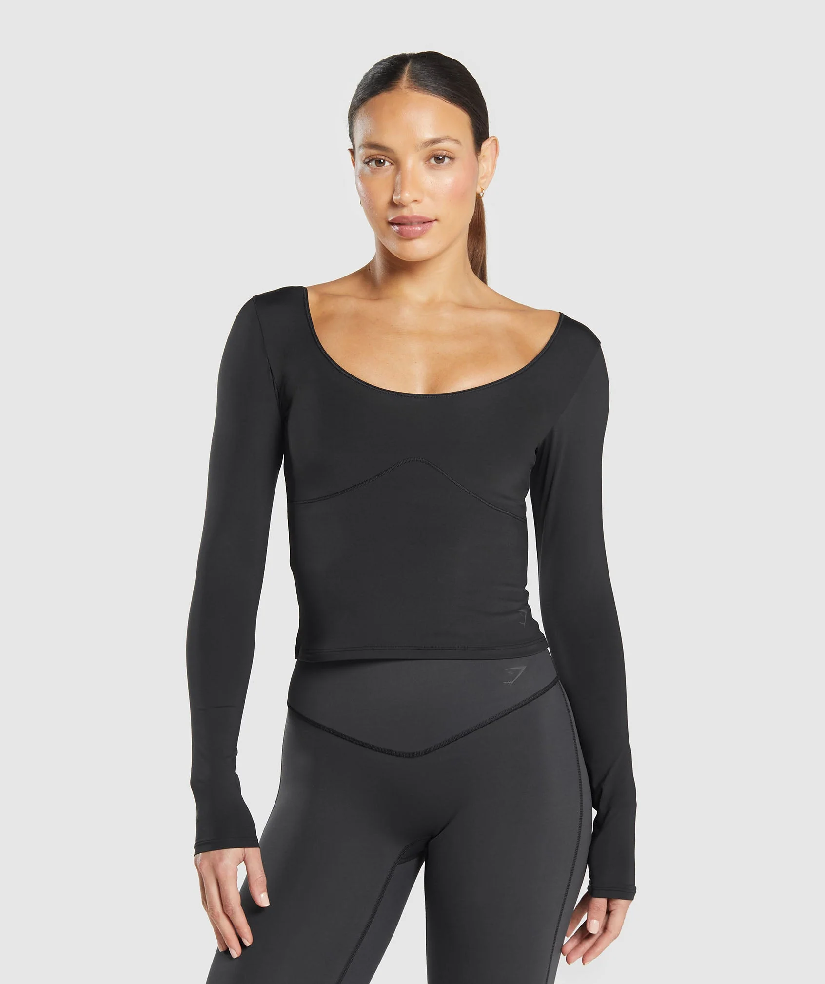 Elevate Long Sleeve Top – Black