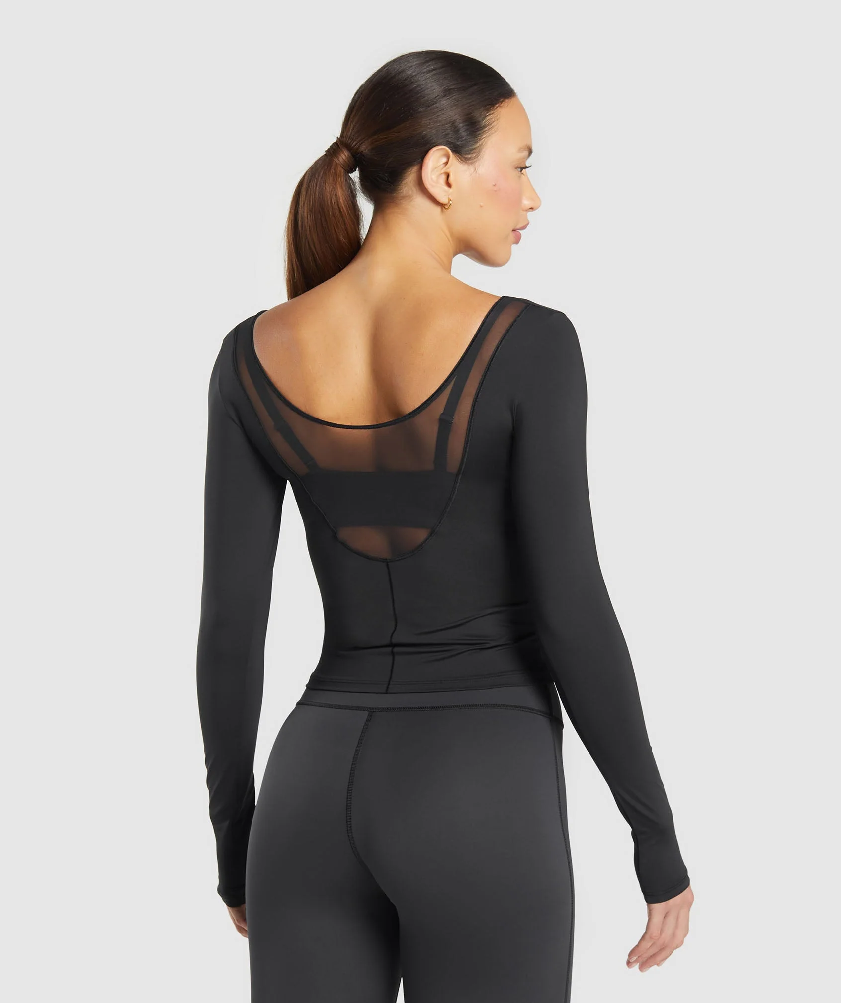 Elevate Long Sleeve Top – Black