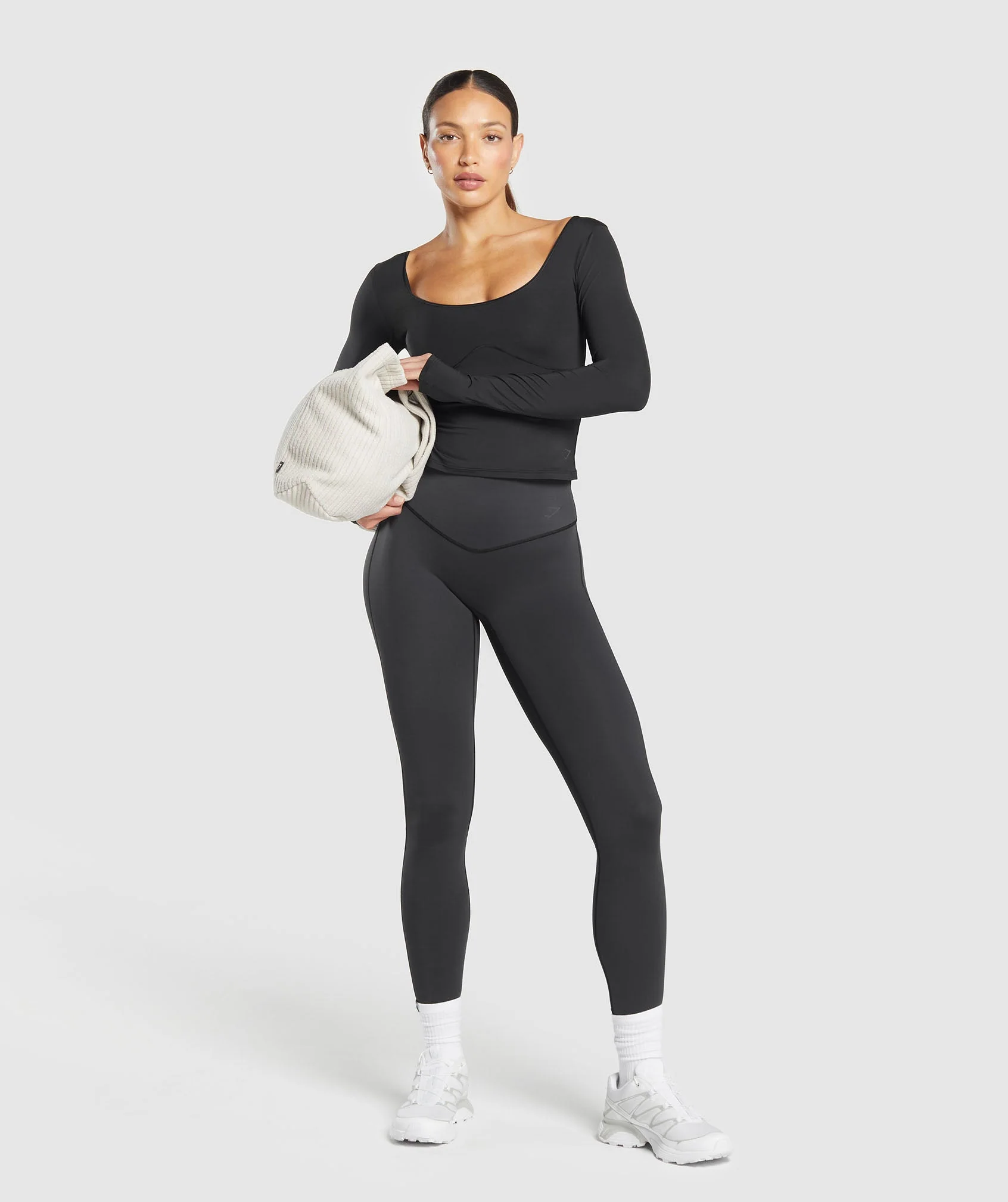 Elevate Long Sleeve Top – Black - Imagen 2