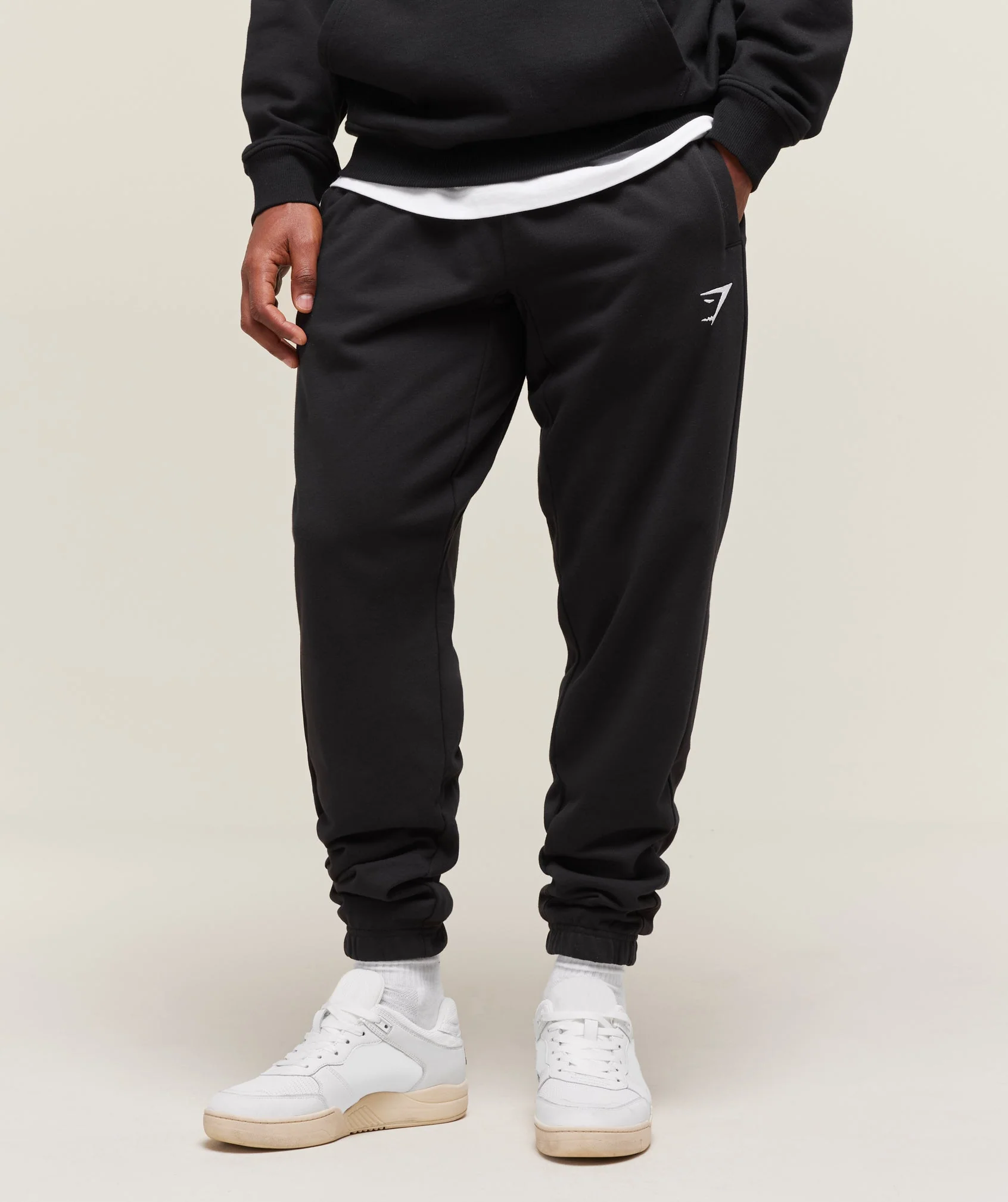 Essential Oversized Joggers – Black