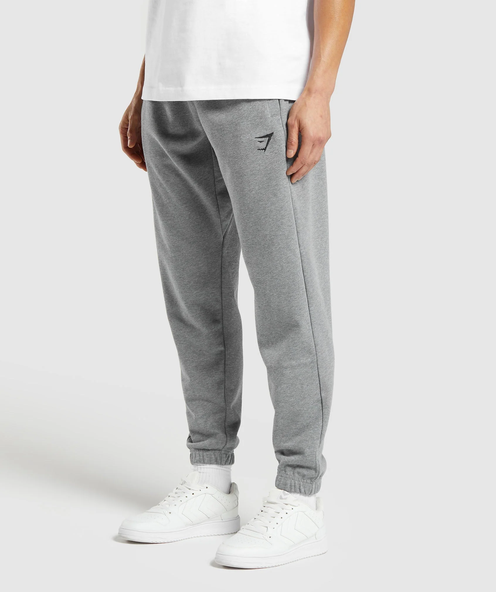 Essential Oversized Joggers – Charcoal Grey Marl - Imagen 2