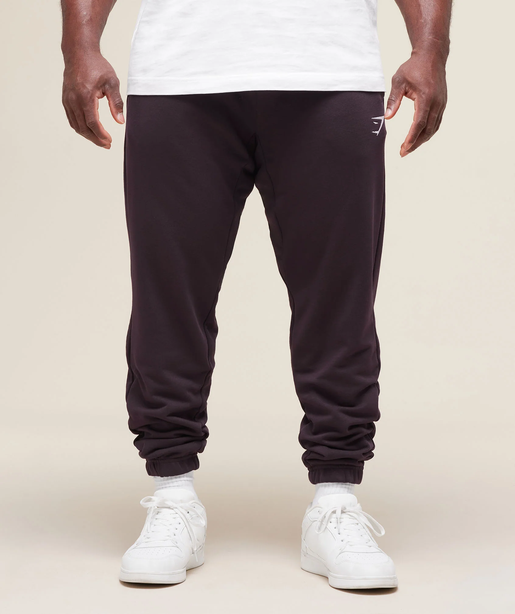 Essential Oversized Joggers – Plum Brown