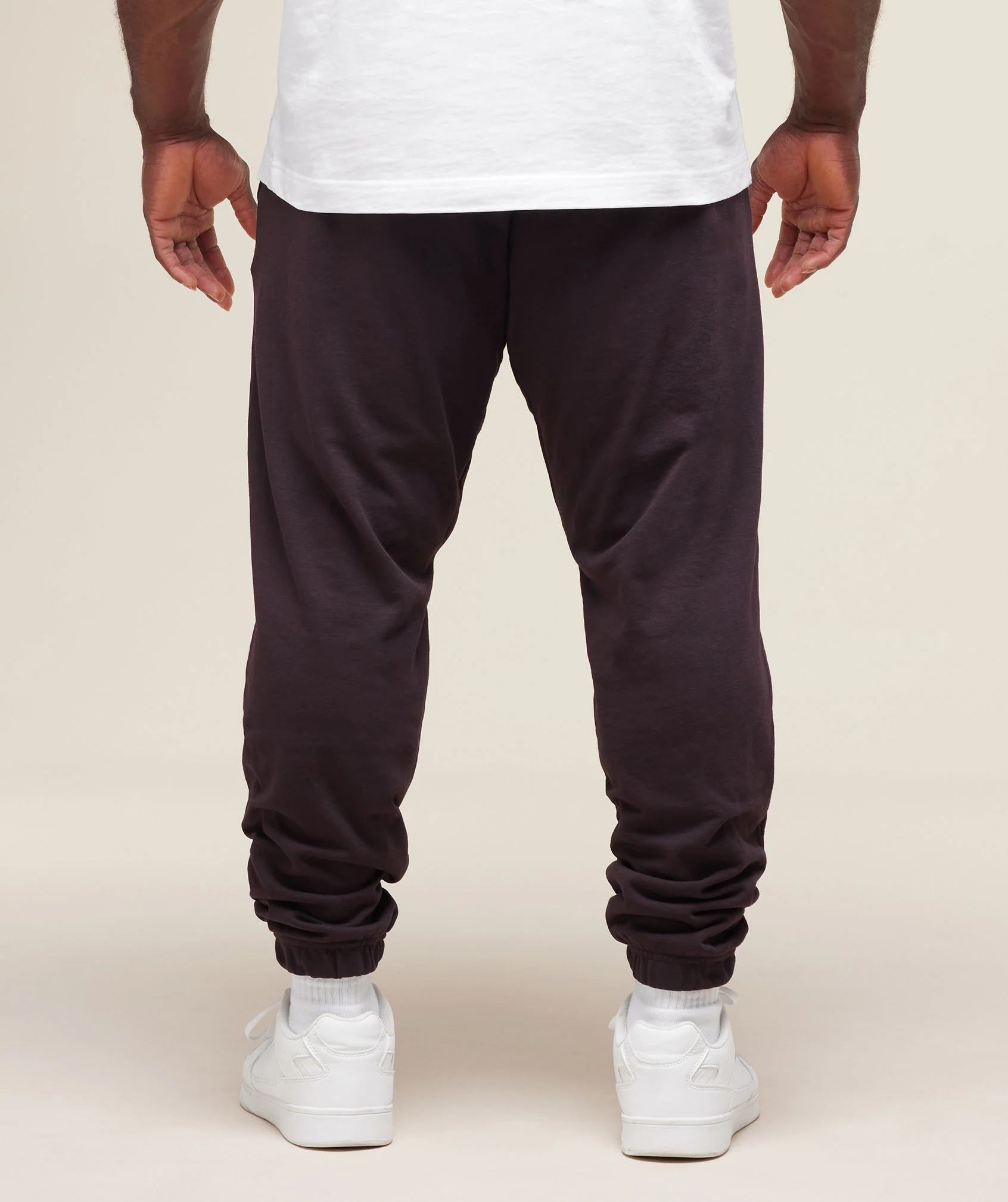 Essential Oversized Joggers – Plum Brown