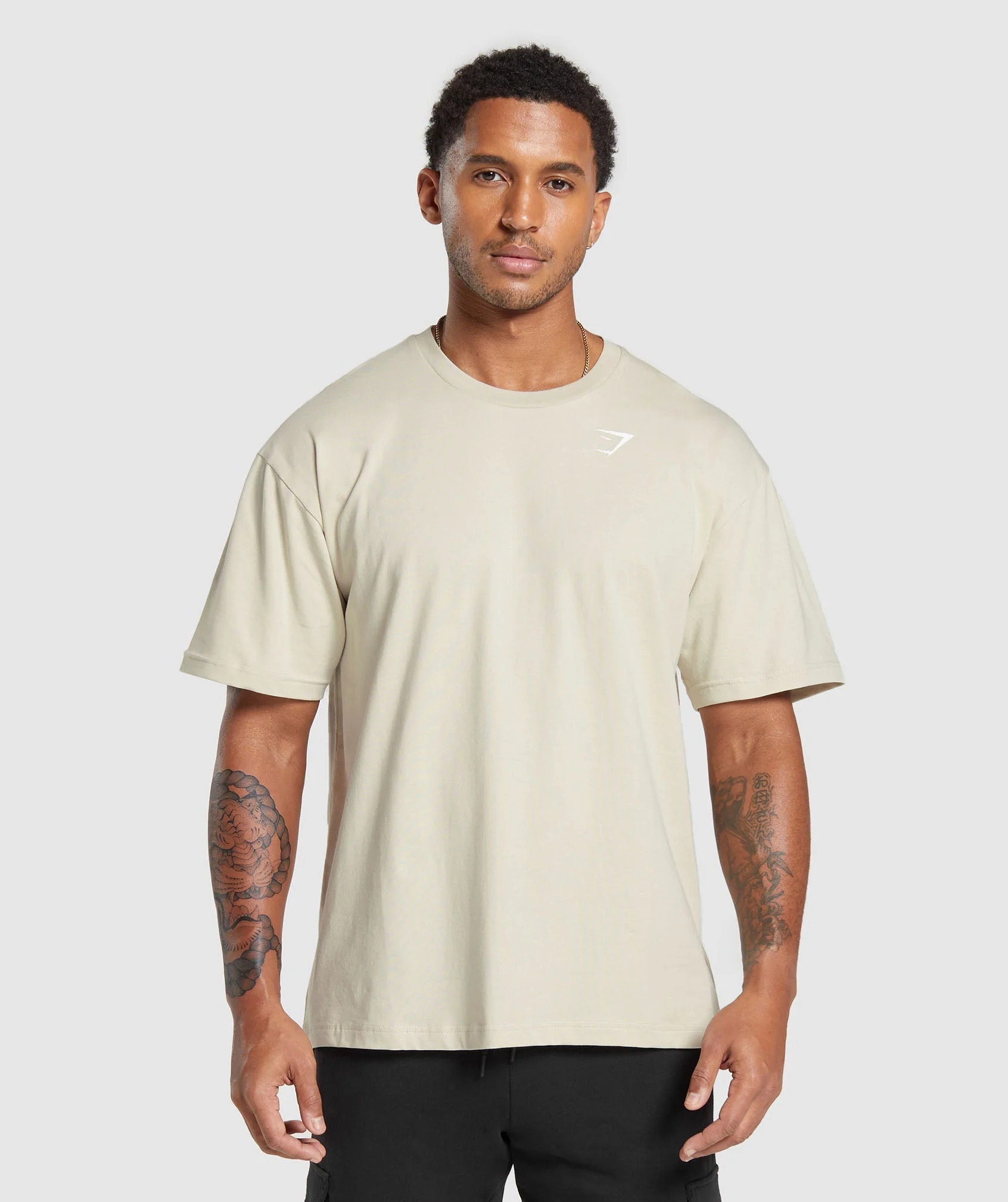 Essential Oversized T-Shirt – Pebble Grey