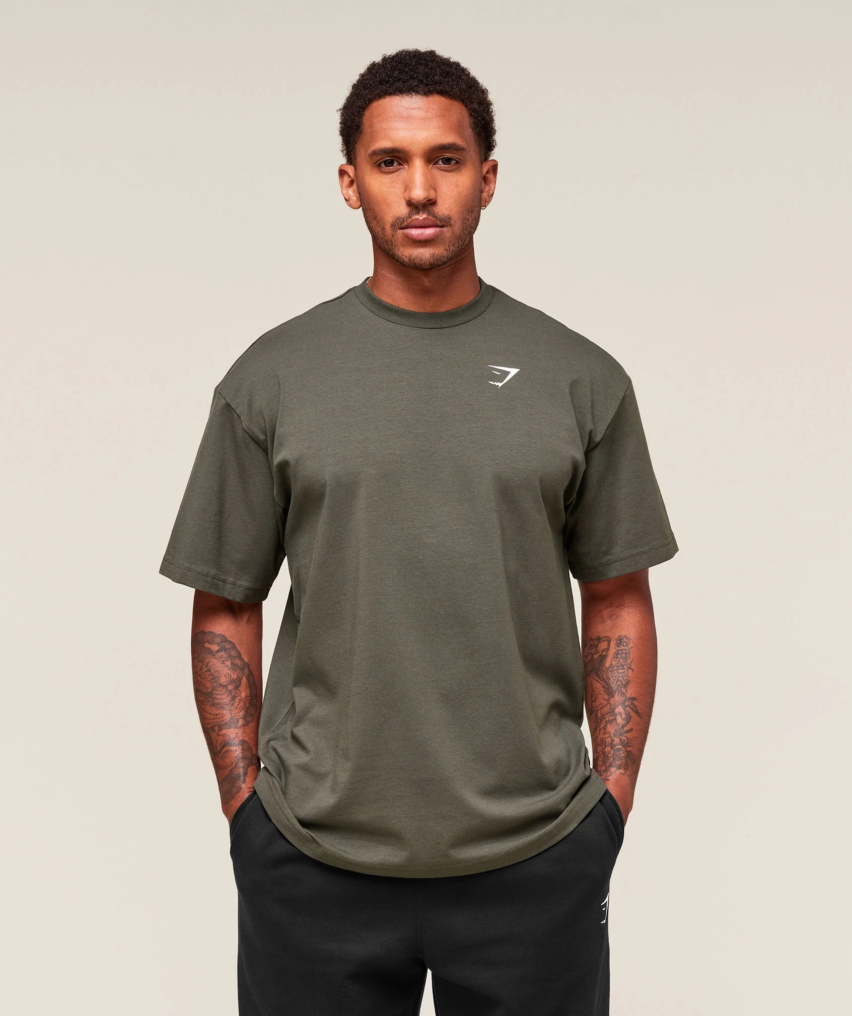 Essential Oversized T-Shirt – Strength Green