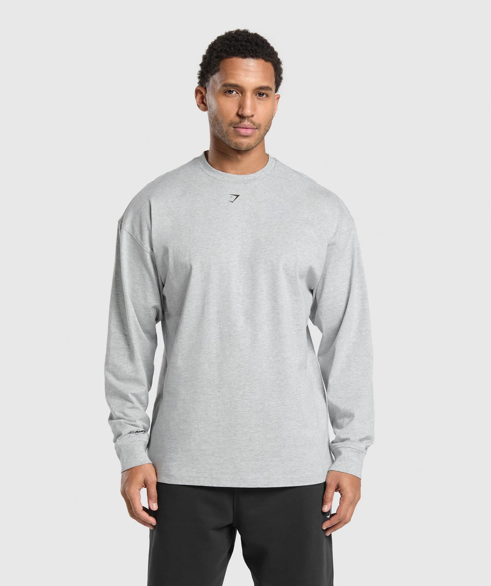 EST 2012 Long Sleeve T-Shirt – Light Grey Core Marl