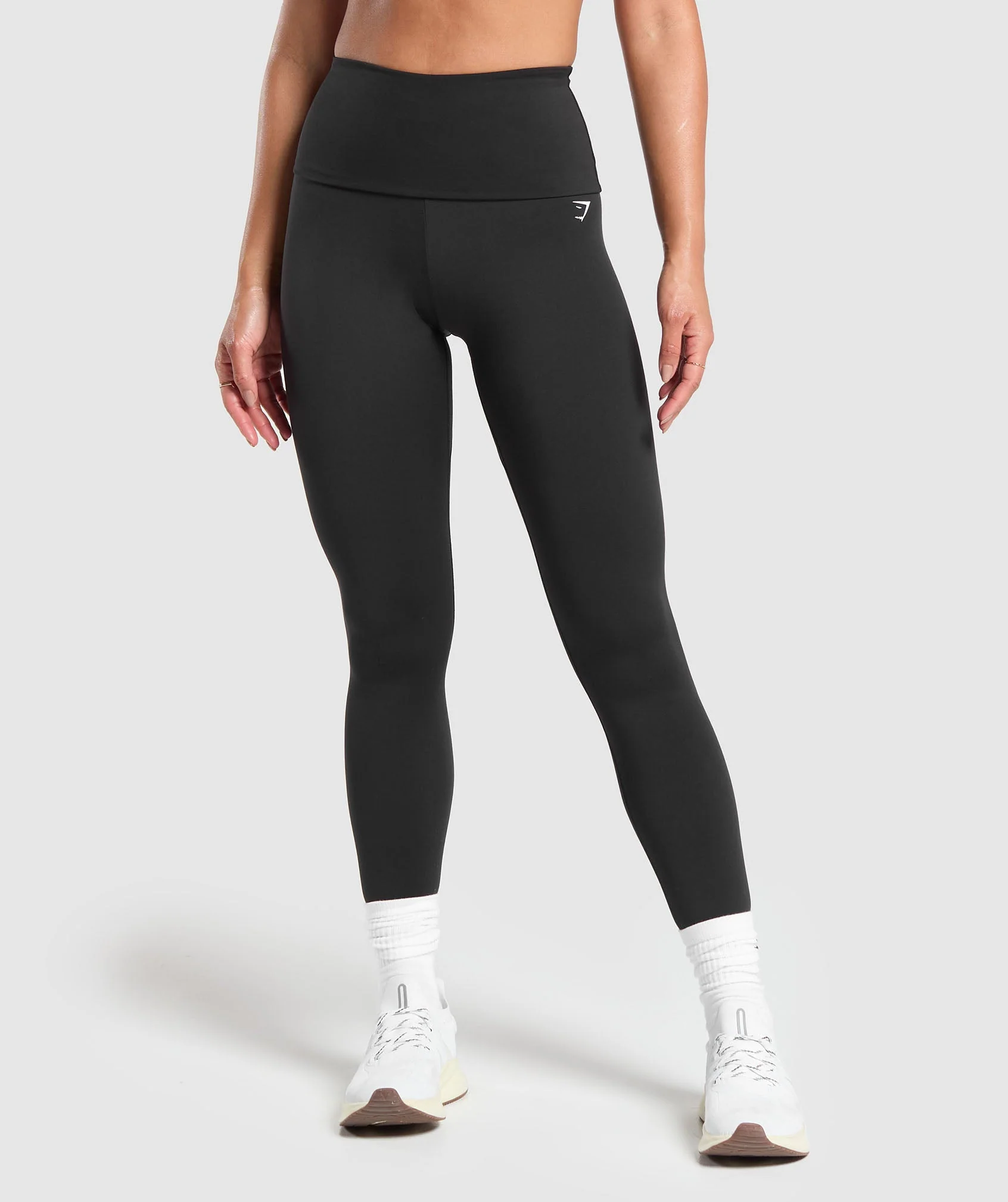 Everyday Foldover Leggings – Black