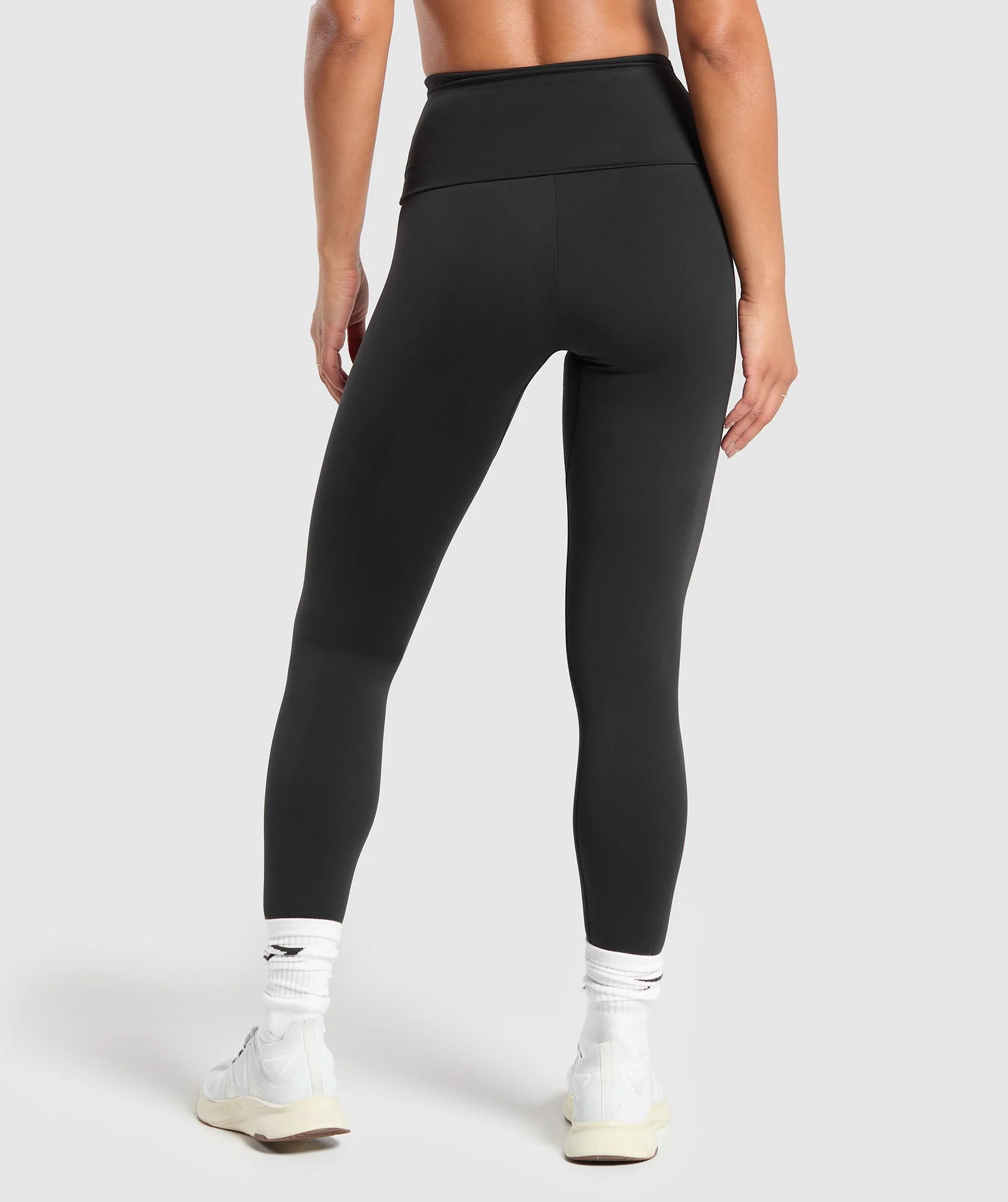 Everyday Foldover Leggings – Black