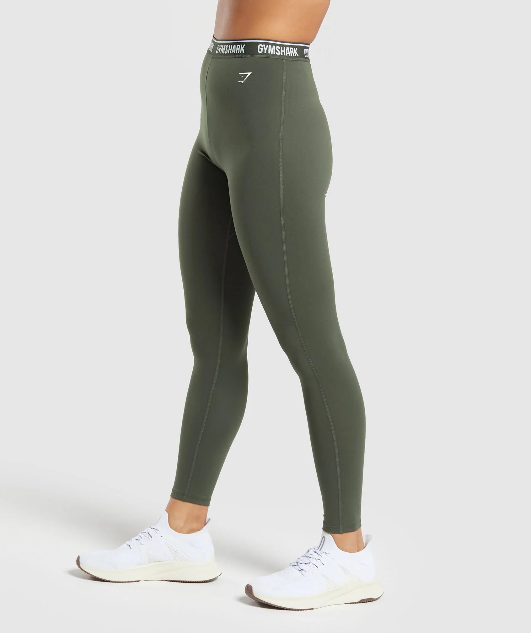 Everyday Gymshark Waistband Leggings – Strength Green - Imagen 2