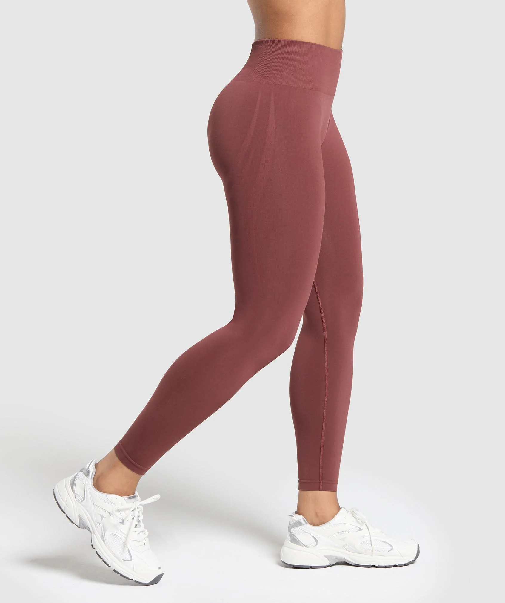 Everyday Seamless Leggings – Burgundy Brown - Imagen 2