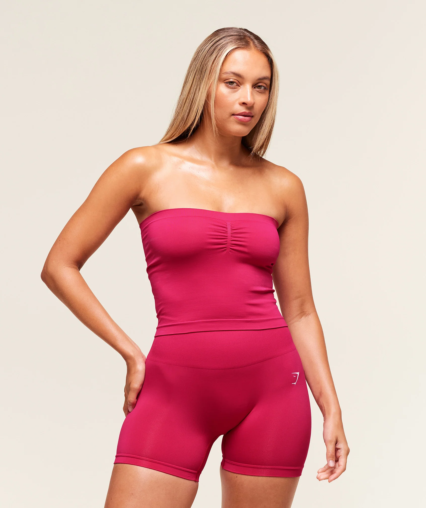 Everyday Seamless Midi Tube Top – Build Pink