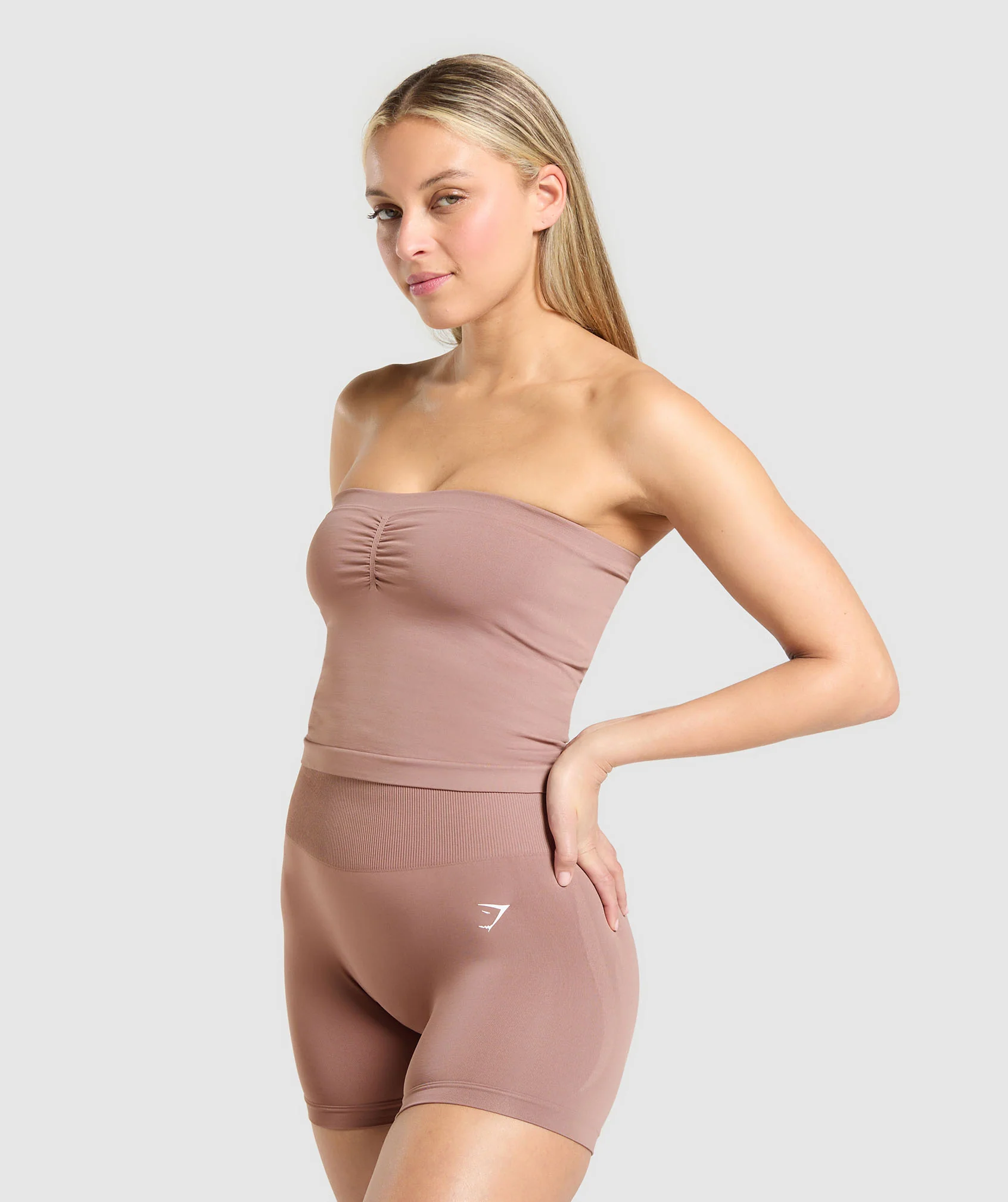 Everyday Seamless Midi Tube Top – Chestnut Pink - Imagen 2