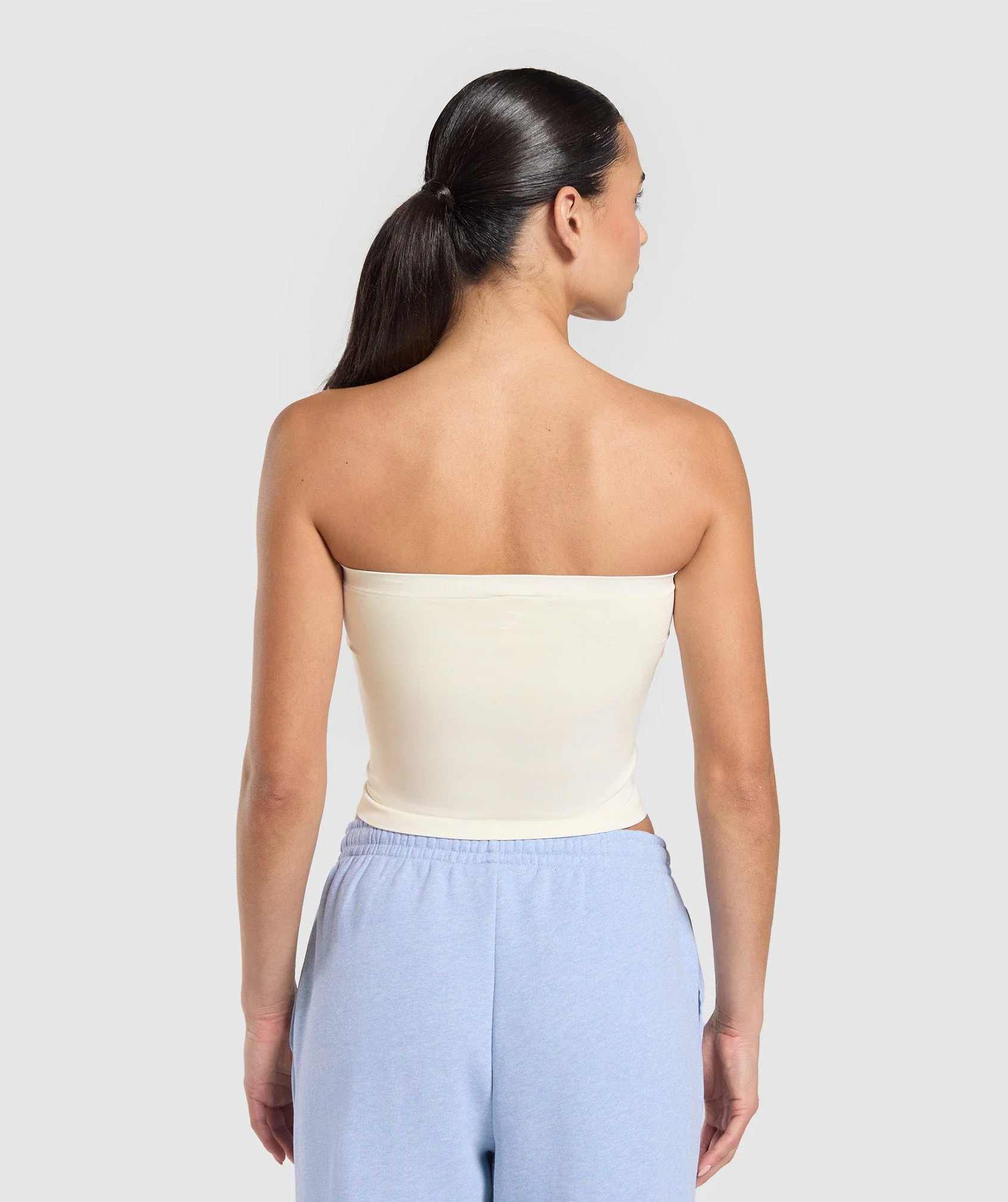 Everyday Seamless Midi Tube Top – Soft White