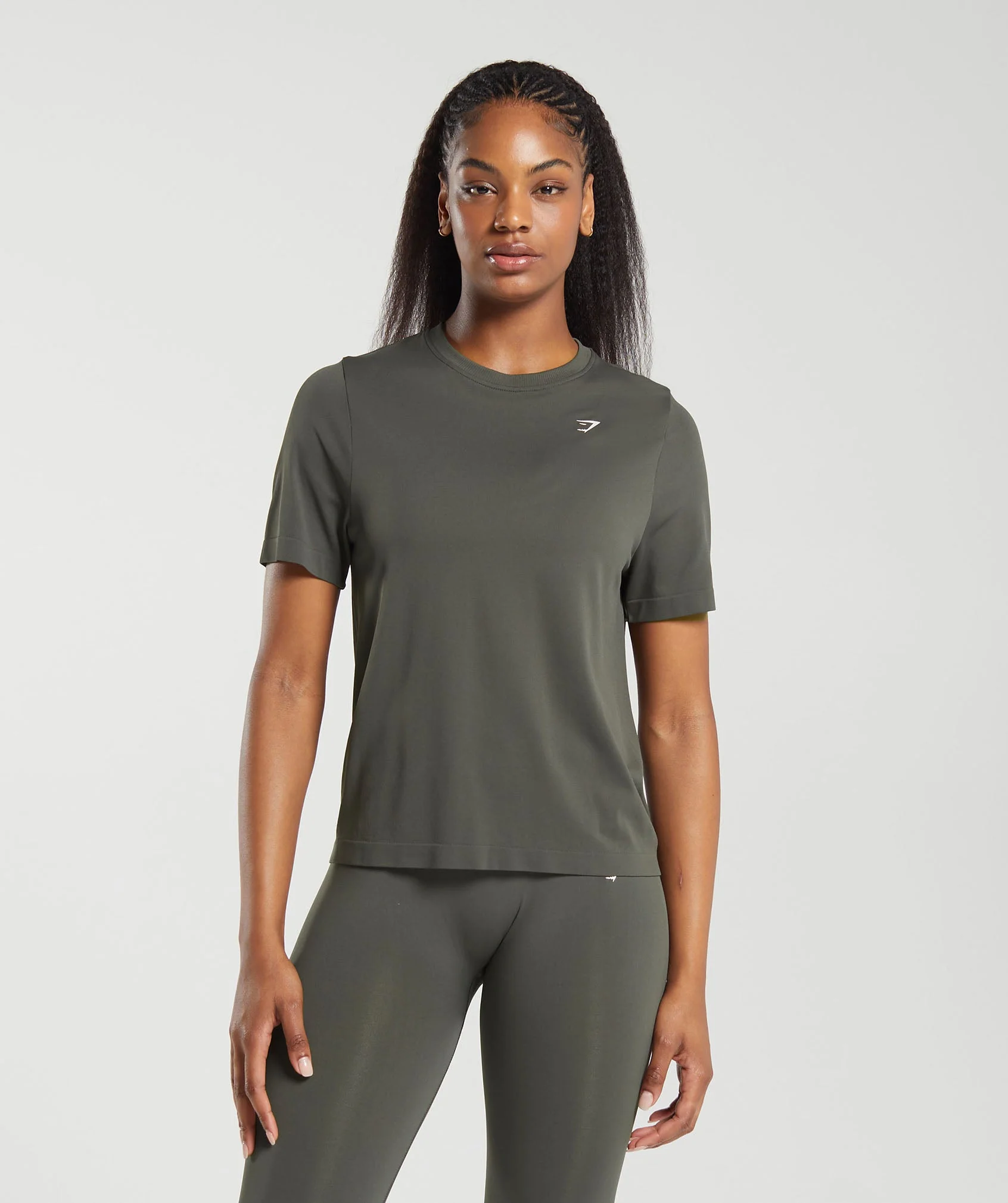 Everyday Seamless T-Shirt – Strength Green