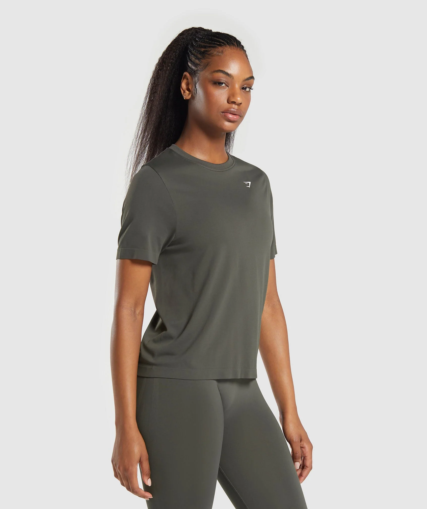 Everyday Seamless T-Shirt – Strength Green - Imagen 2