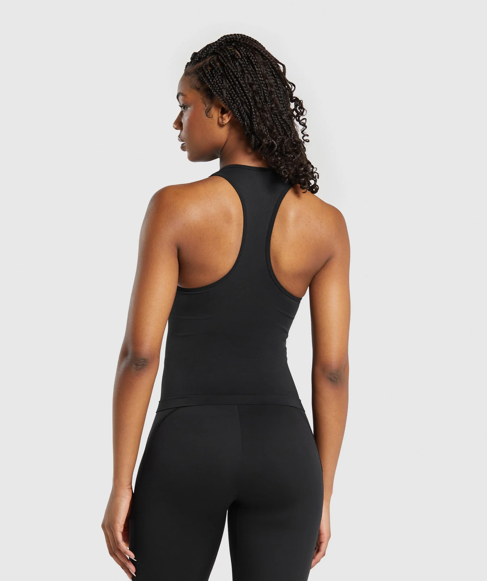 Everyday Seamless Tight Fit Tank – Black