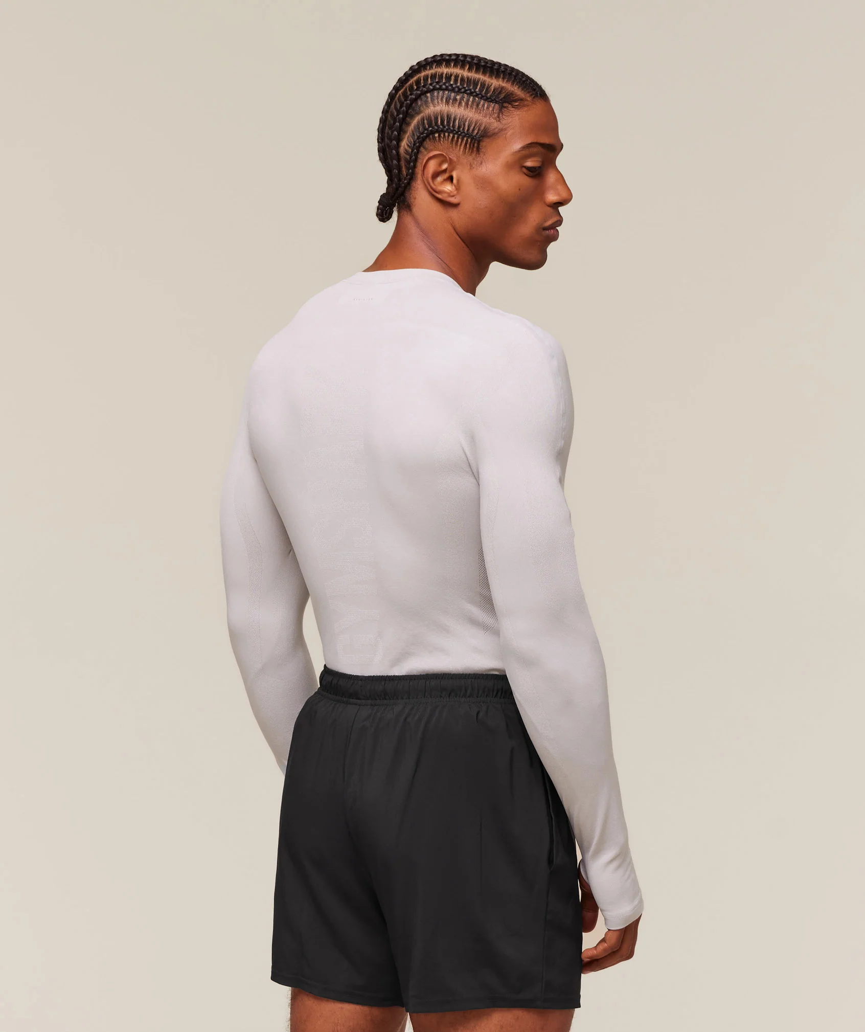 everywear Warp Knit LS T-Shirt – Tame Grey