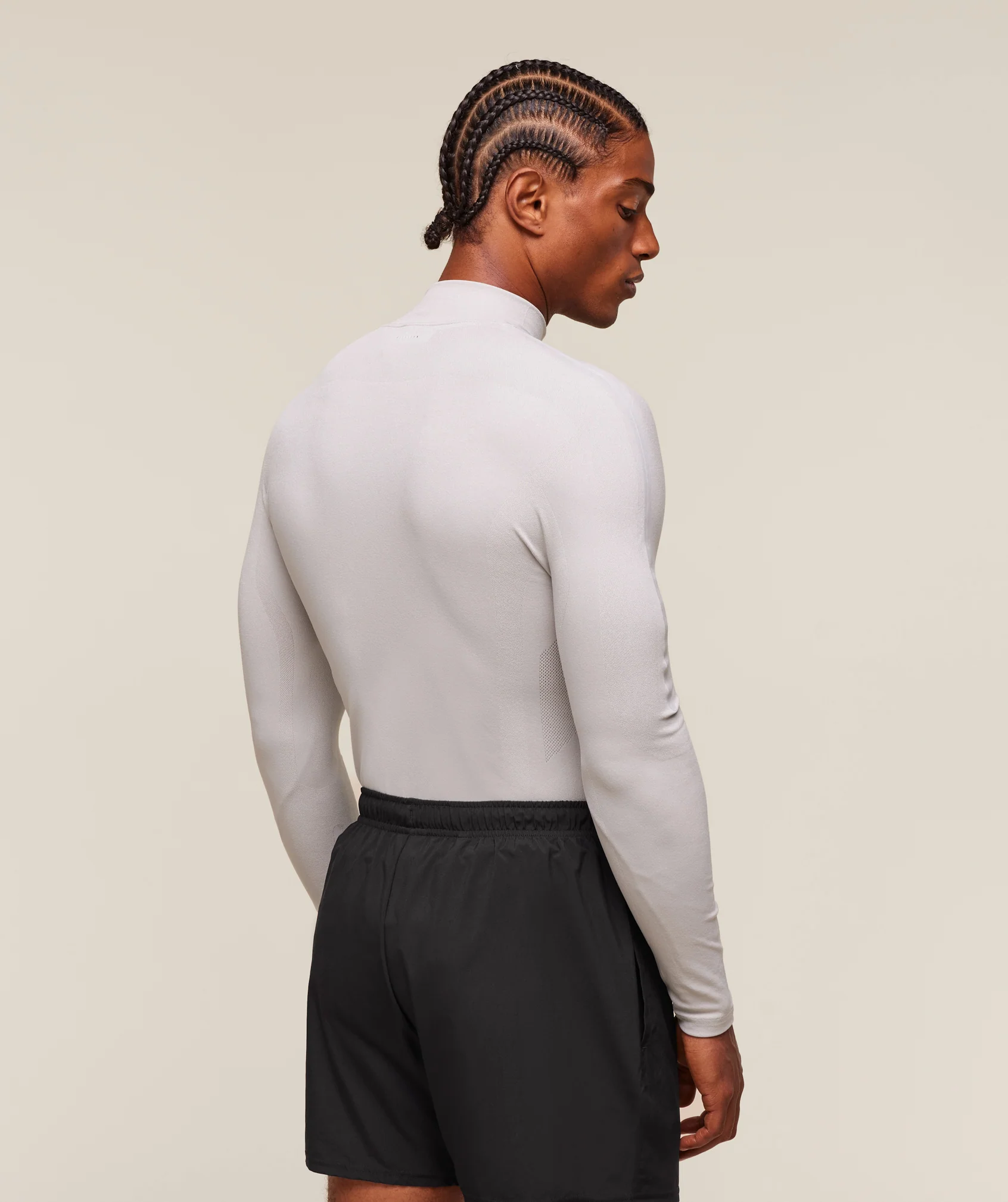 everywear Warp Knit 1/4 Zip – Tame Grey