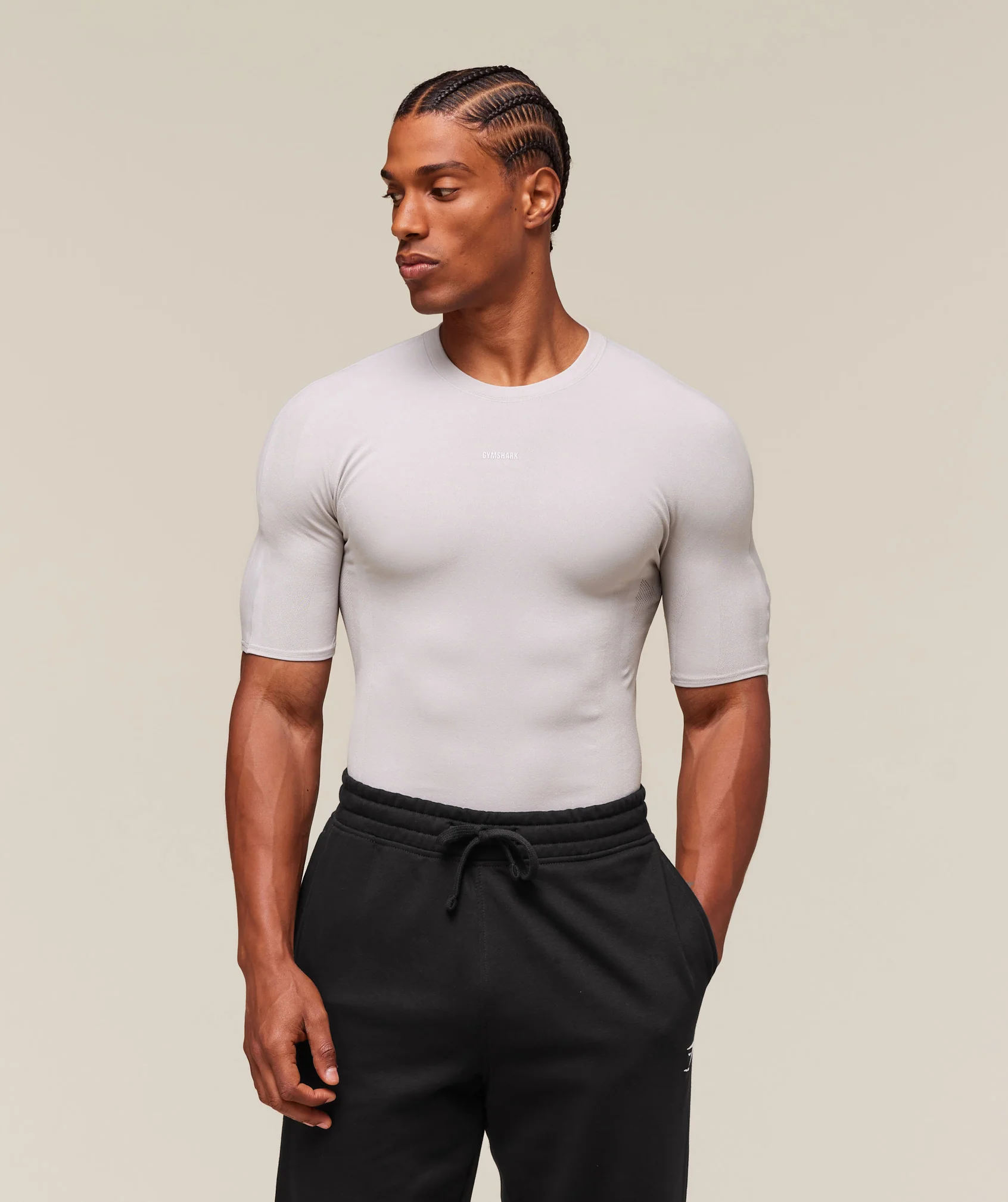 everywear Warp Knit T-Shirt – Tame Grey