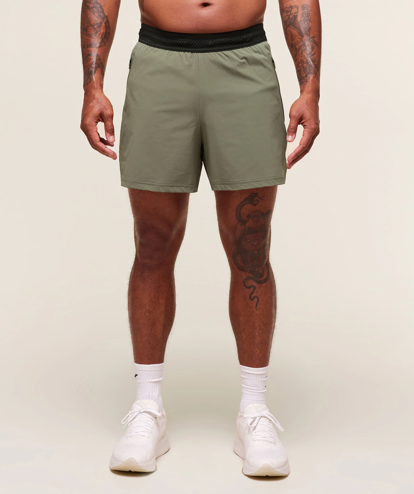 Fit Elite 5″ Shorts – Base Green