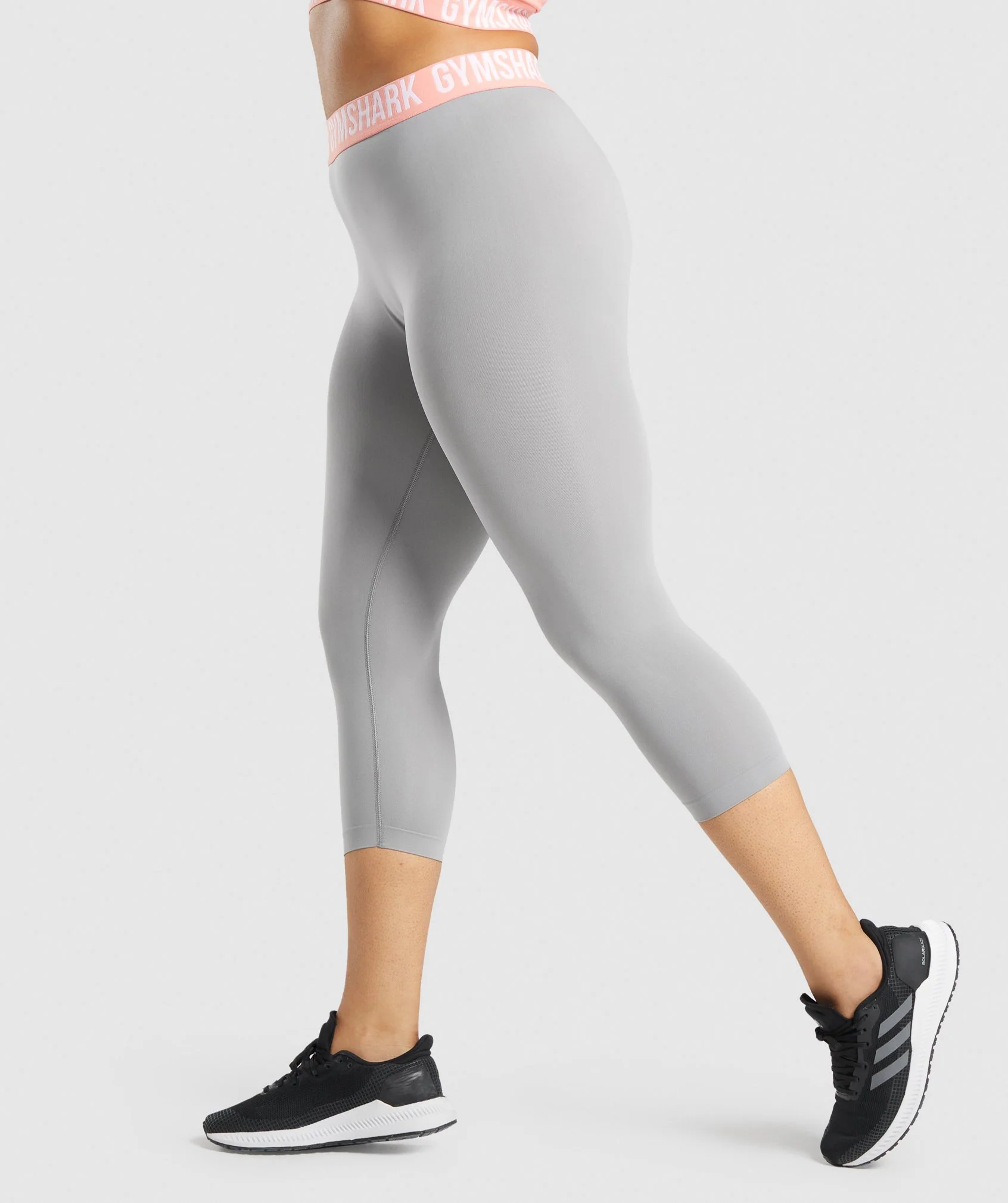 Fit Seamless Cropped Leggings – Smokey Grey - Imagen 2