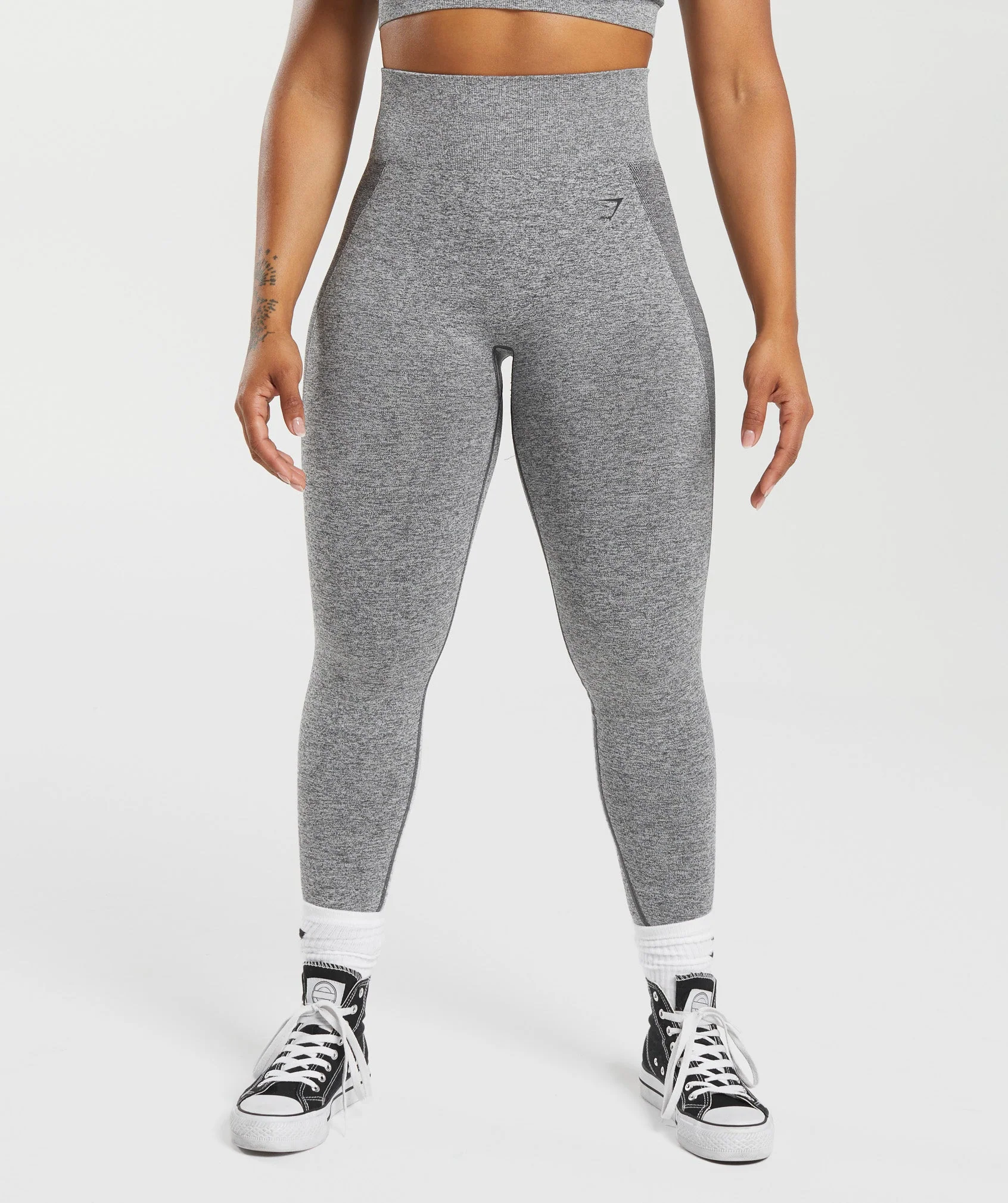 Flex High Waisted Leggings – Charcoal Marl