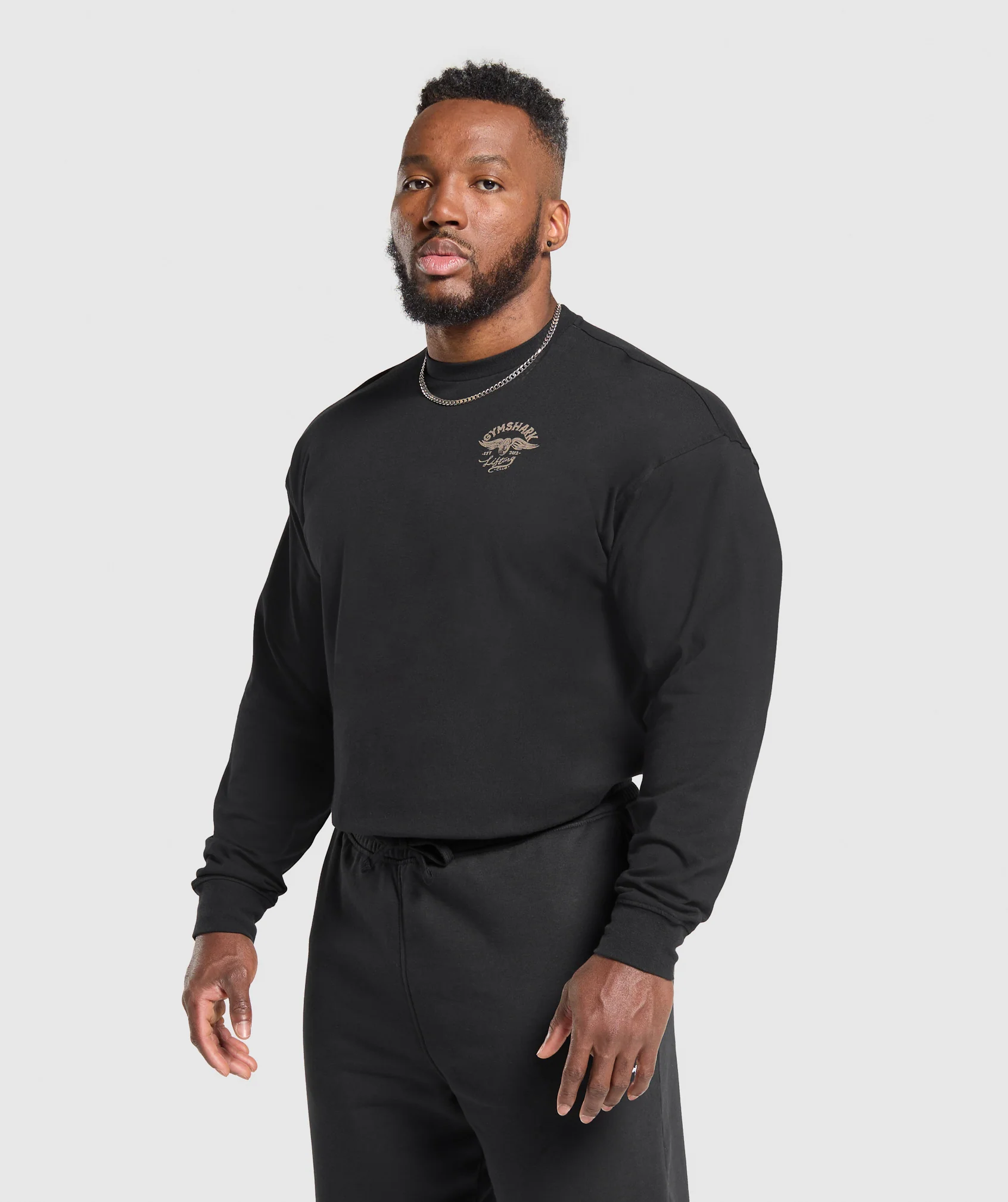 Flying Weights Long Sleeve T-Shirt – Black - Imagen 2