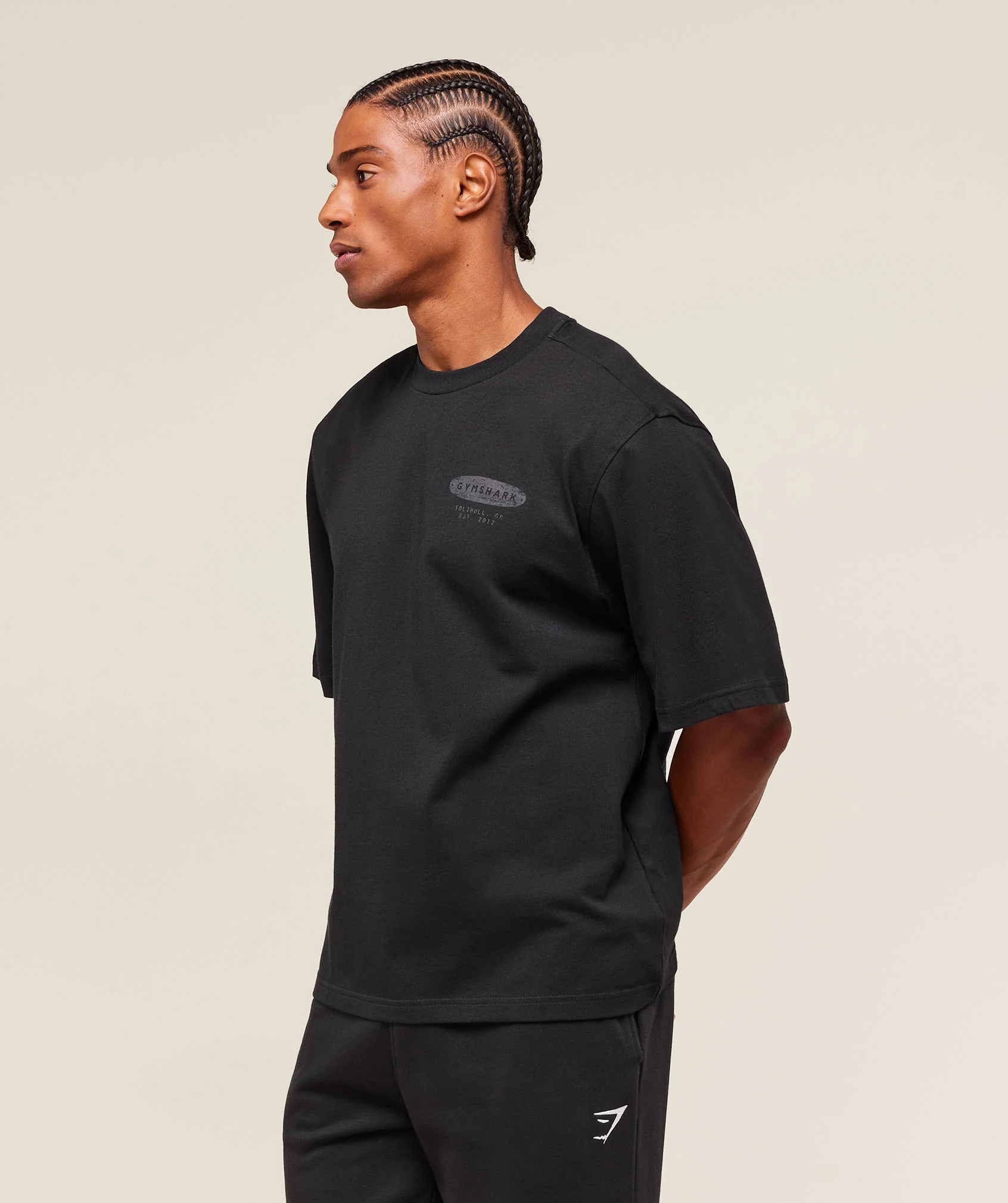 For The Lifters Boxy T-Shirt – Black - Imagen 2