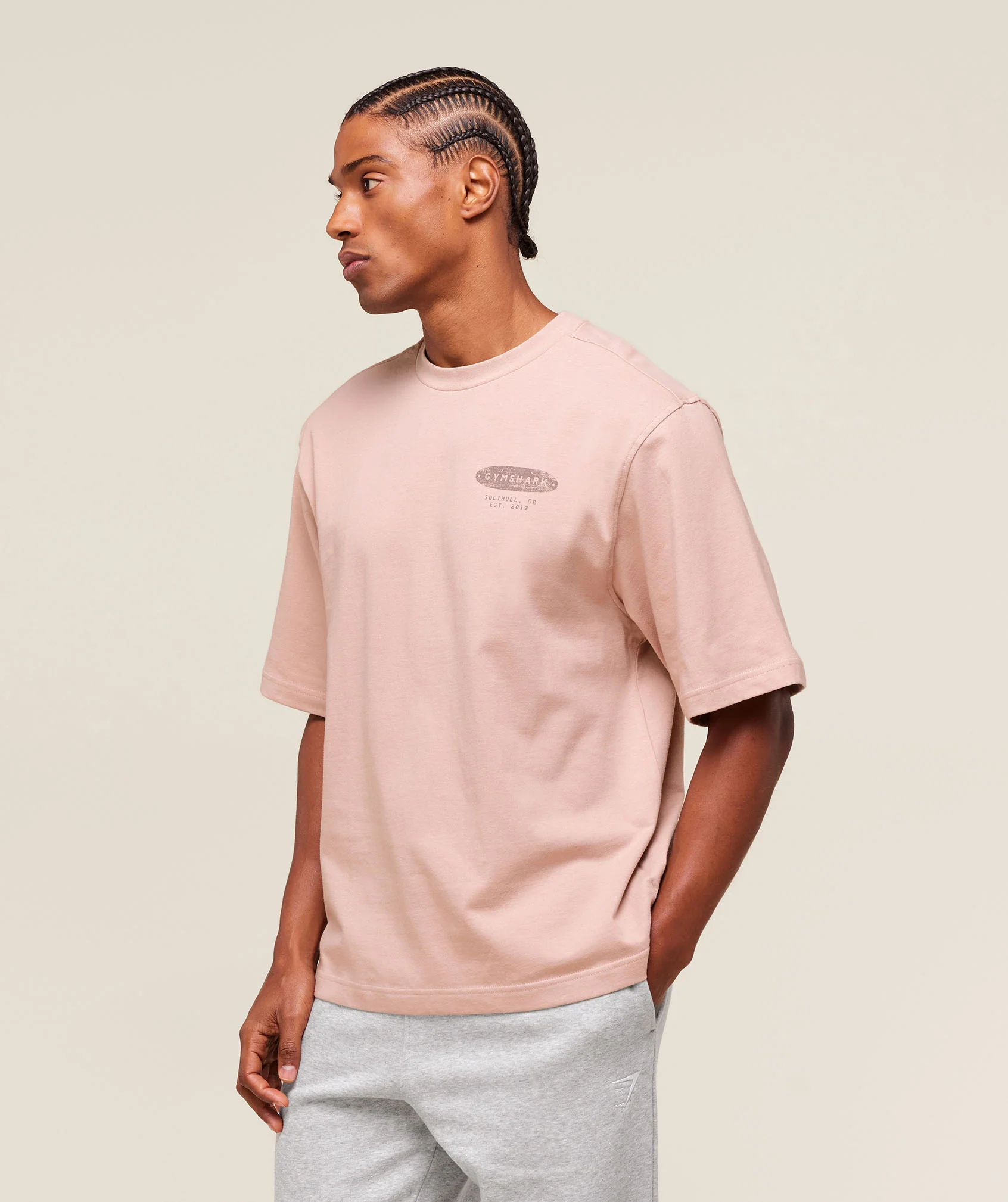 For The Lifters Boxy T-Shirt – Rest Pink - Imagen 2